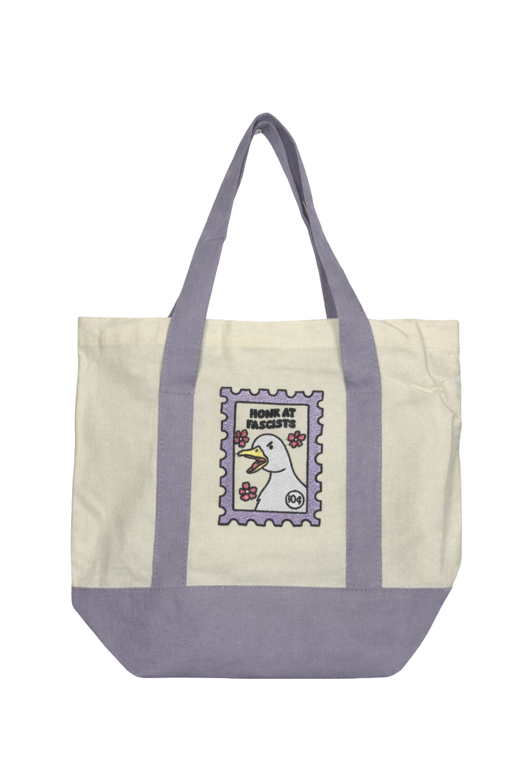 Mini Lavender Honk at Fascists Goose Tote