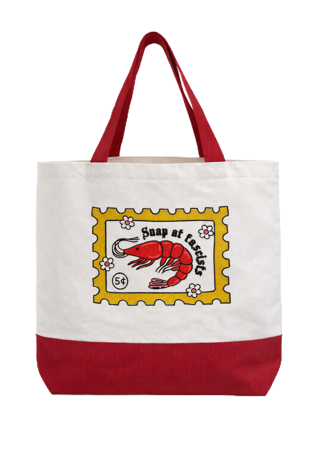 Large Snap at Fascists Stamp Tote