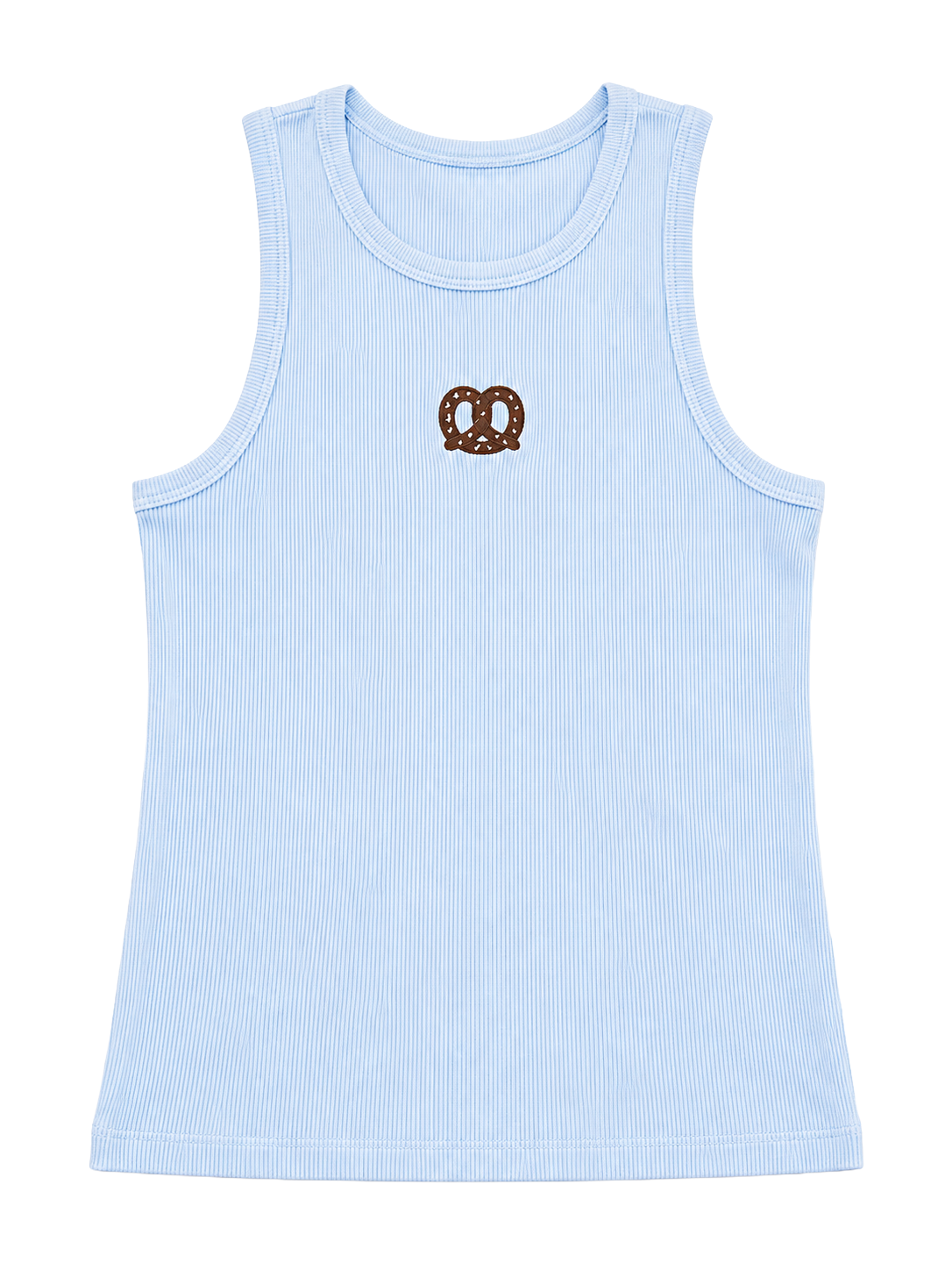 Blue Pretzel Tank Top - Medium