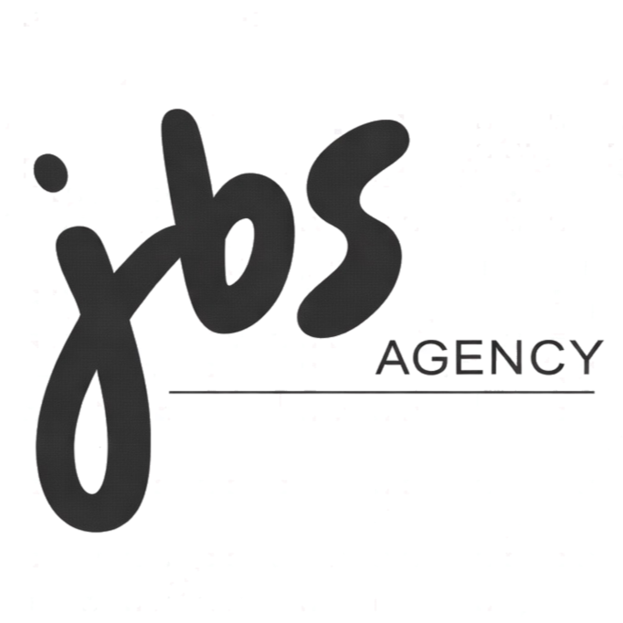 Logo with the words "jbs" in large, black, handwritten font and "AGENCY" in smaller, uppercase letters to the right, separated by a line.
