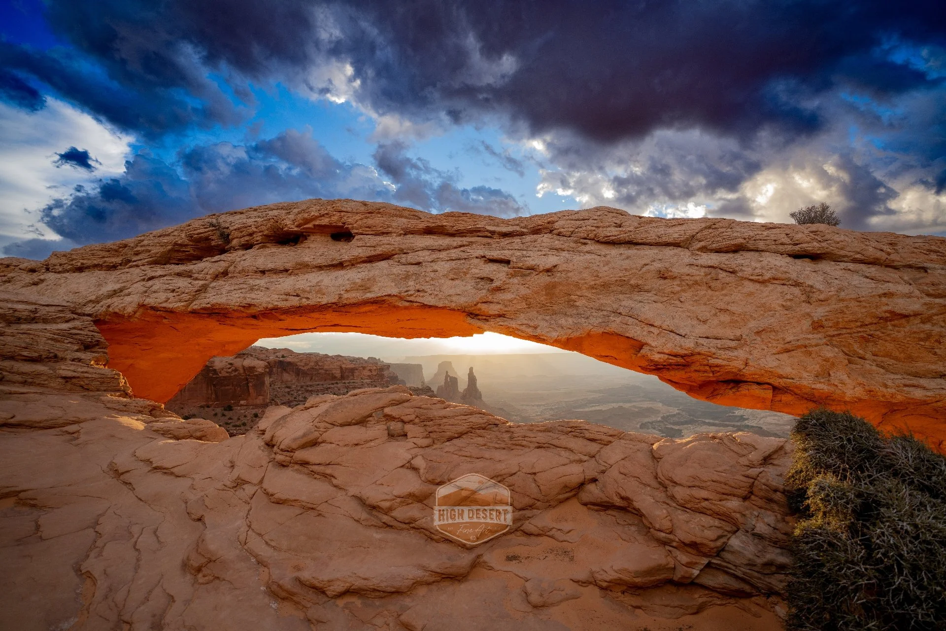 First Light at Mesa Arch