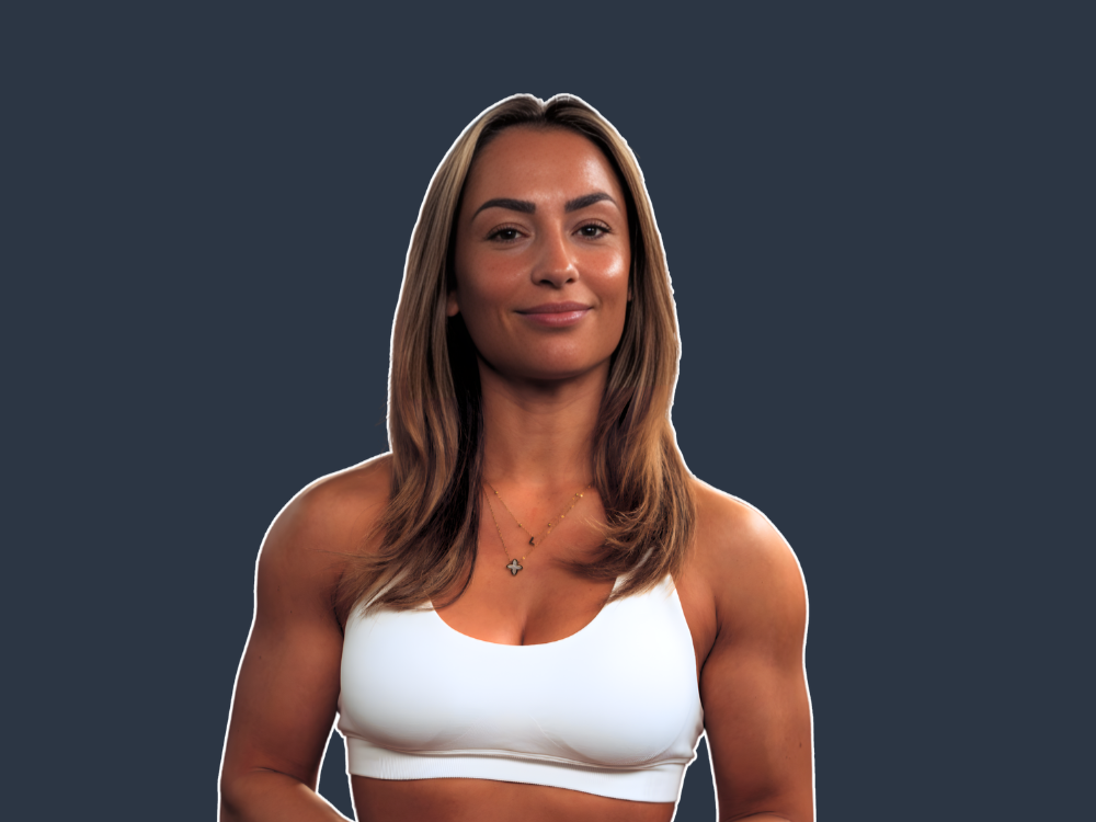 Blonde female fit FITPRO-X student