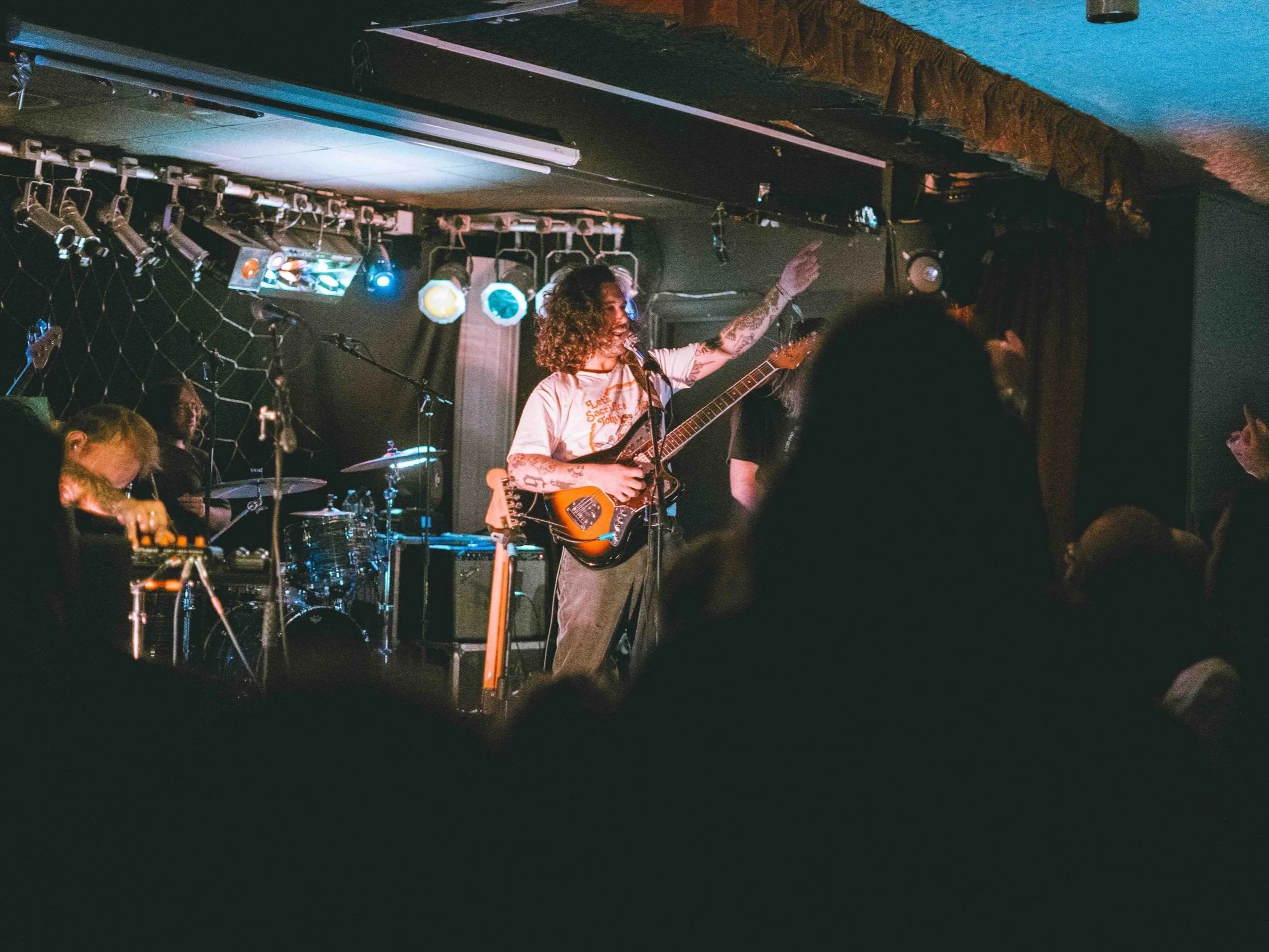 Psychedelic Porn Crumpets on stage at King Street Social Club, North Shields for A Stone's Throw Festival 2025 - delivered by Notion Live Events.