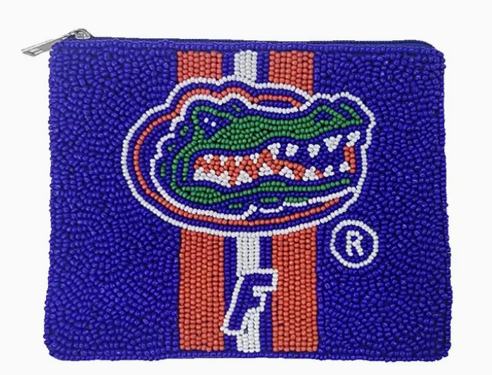 Florida Gators Beaded Pouch