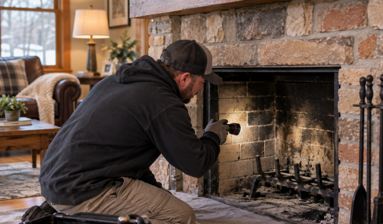 We provide fireblox and flue inspections and reapirs