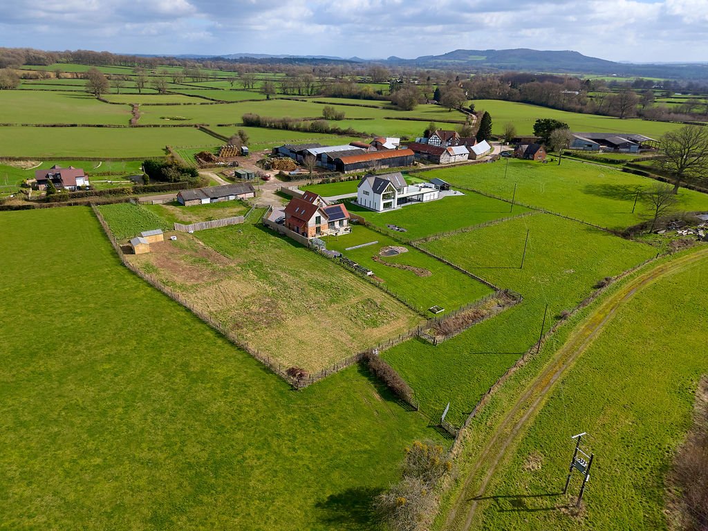 Drone image of the full development