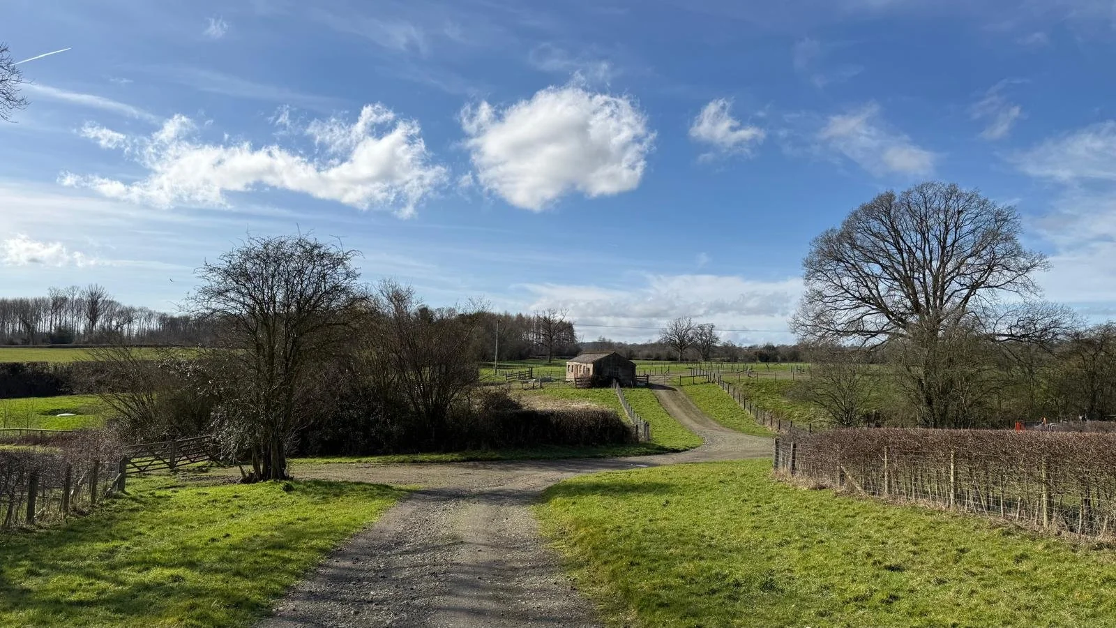 Driving up to the site