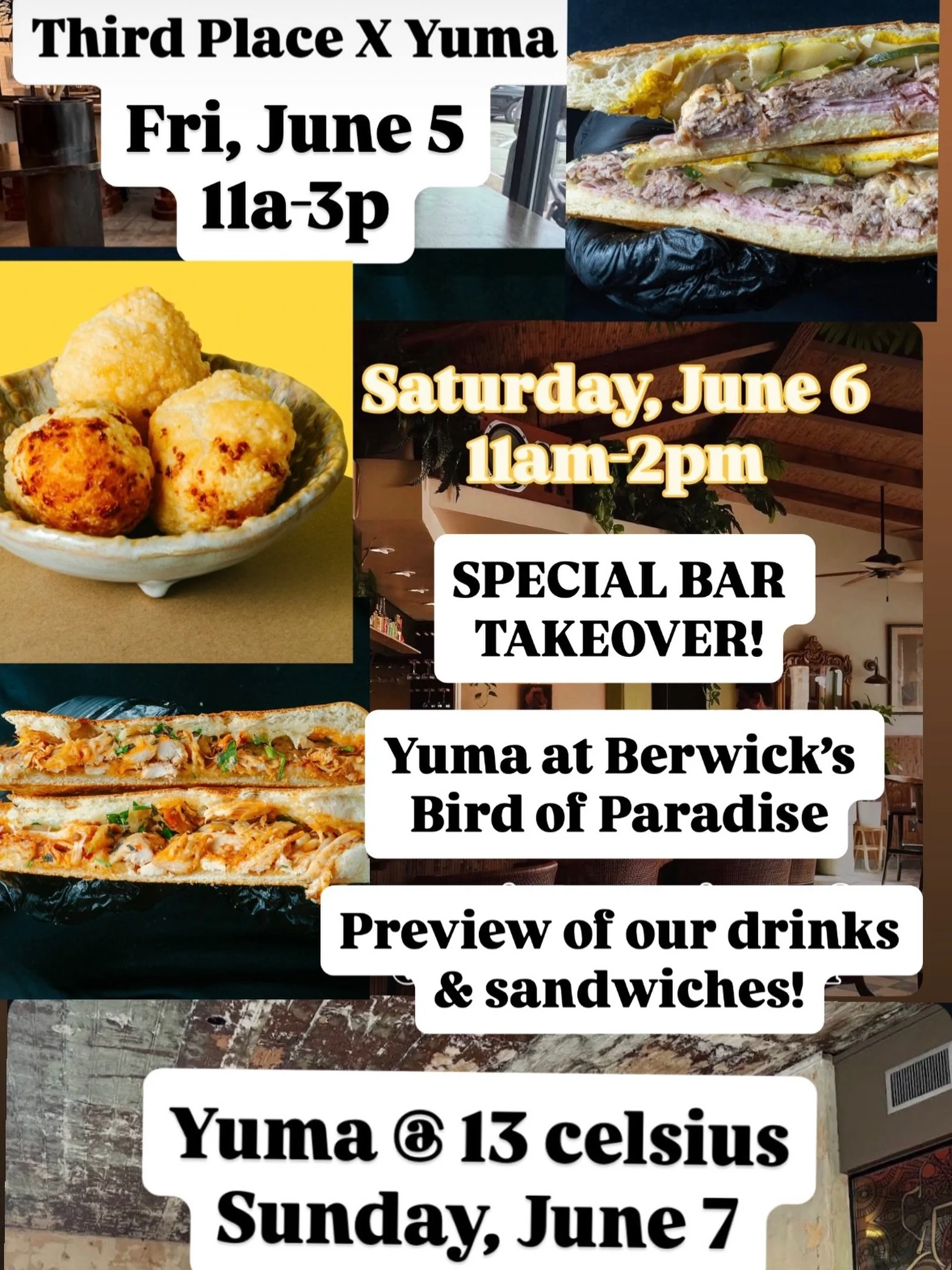Wondering where to find us?

We&rsquo;re going big for Pride weekend. THESE WILL BE THE LAST POP UPS WE DO BEFORE WE OPEN! 

So let&rsquo;s go yall, come out, support, GET EXCLUSIVE DETAILS ON OUR OPENING, and enjoy some good food (&amp;drinks @berwi