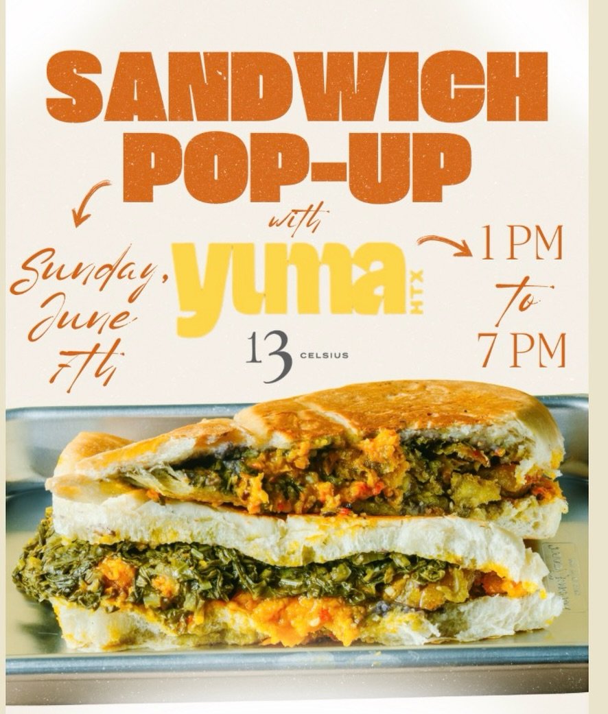 Where will you be?

We&rsquo;ll be enjoying wines and cubanos. If you aren&rsquo;t, you&rsquo;re missing out

#yumahtx