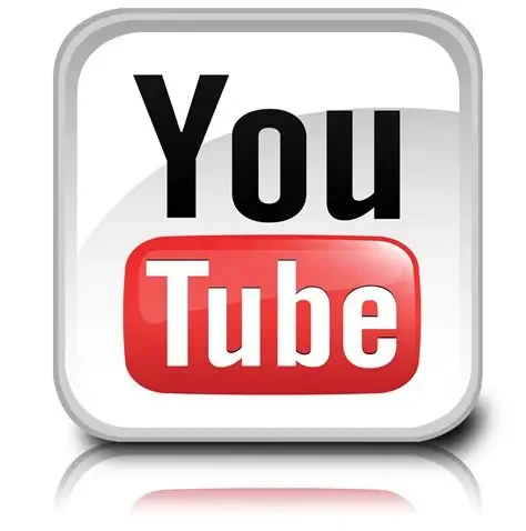 YouTube logo with a toggle switch in the background.