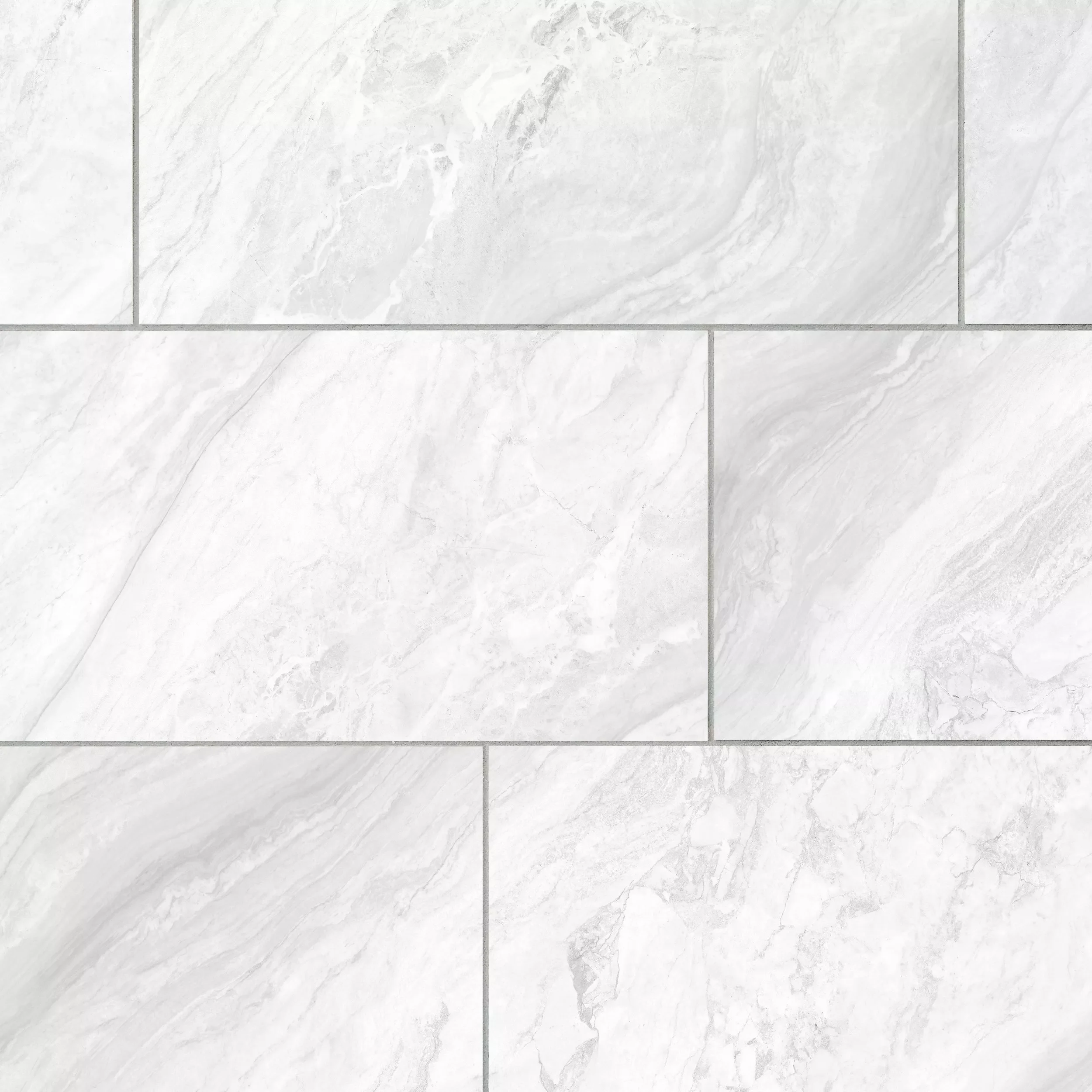 Harmony White Polished Porcelain Tile