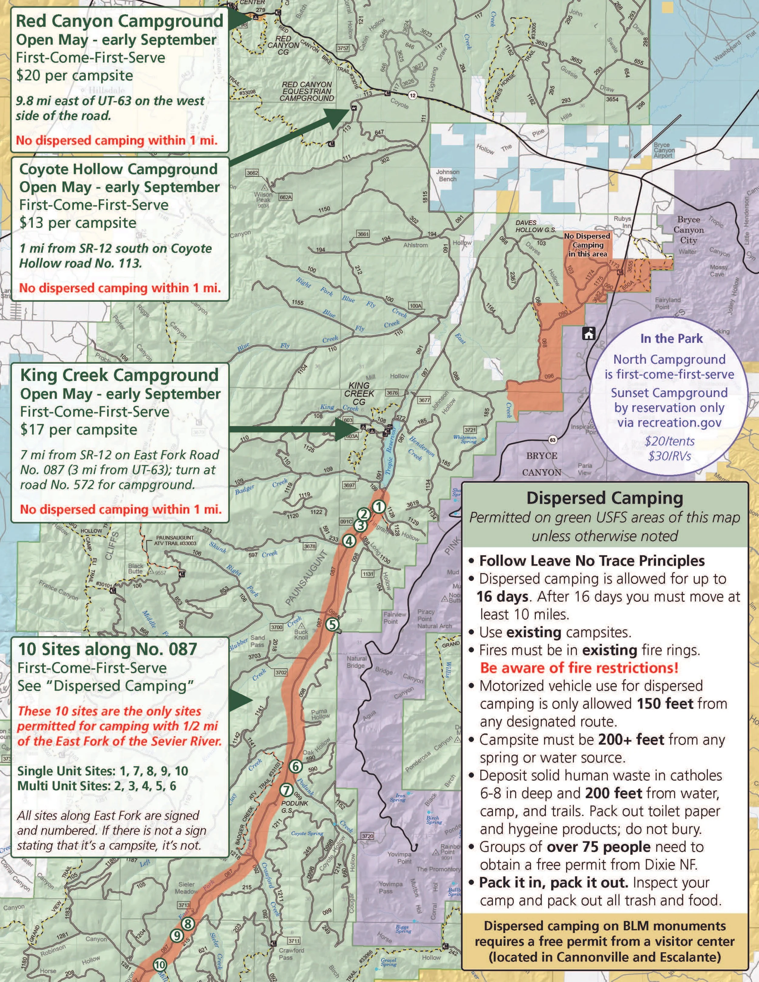 image of campground map