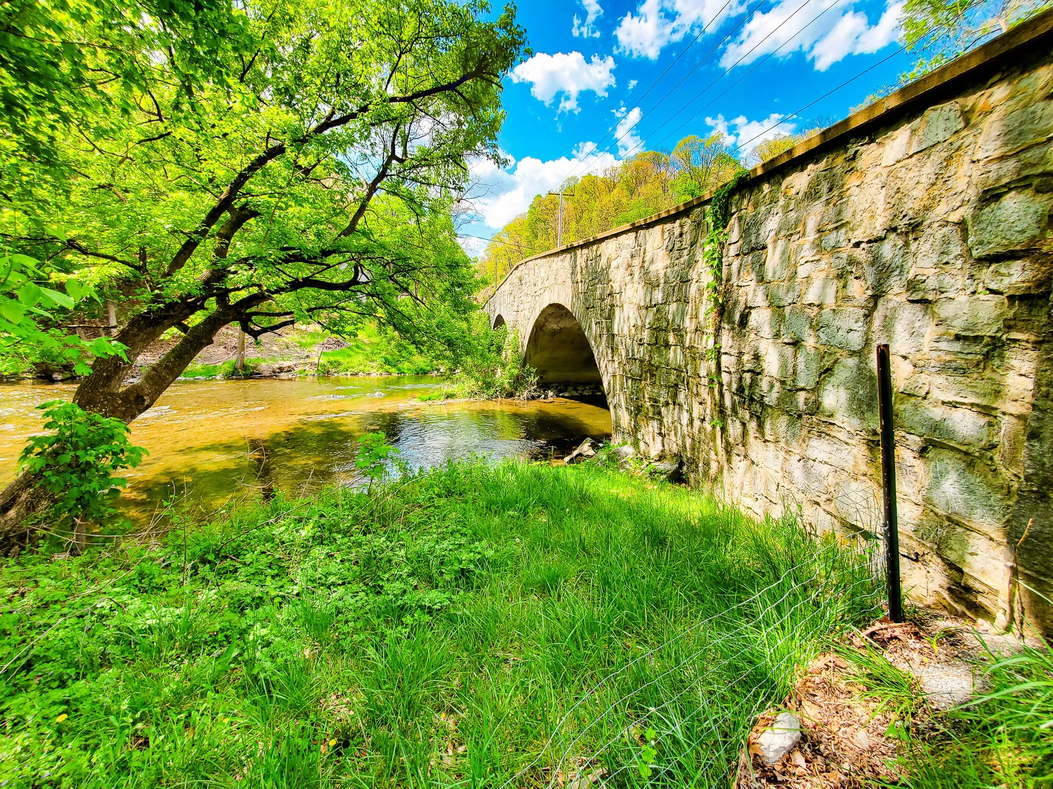 Conococheague Creek stone bridge opposite side Guilford Township PA.jpg