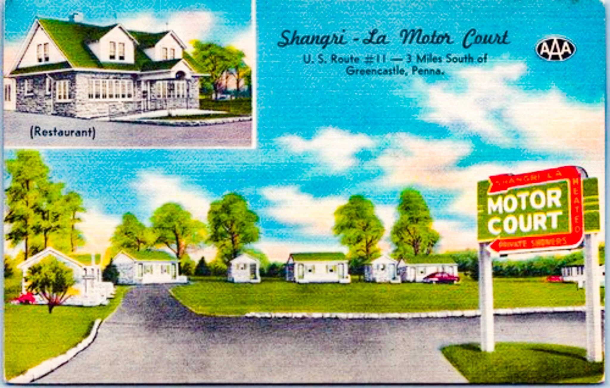 Shangri La Motel postcard Greencastle PA.jpg
