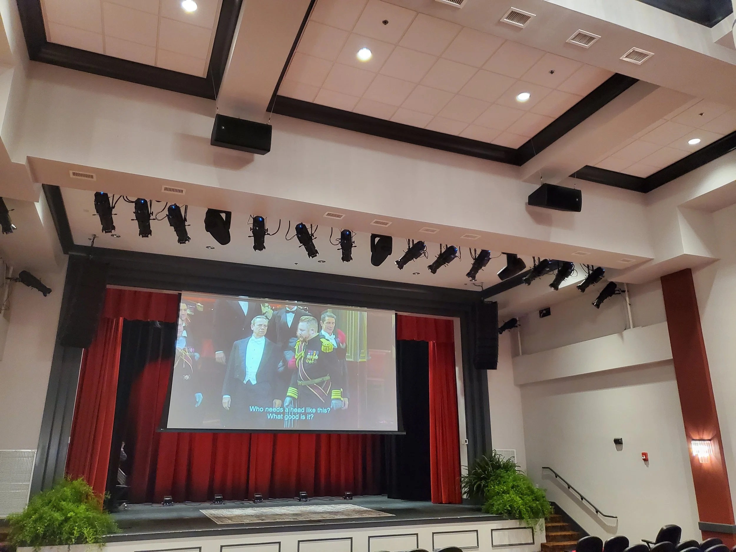 Jackson Theater screen