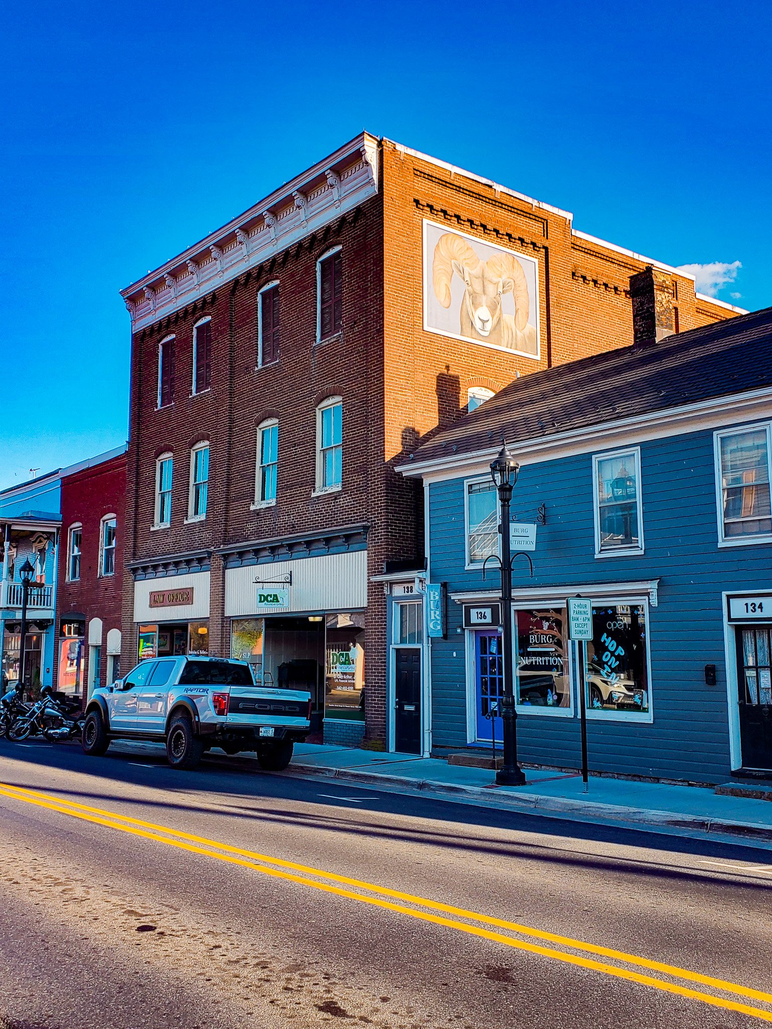 Ram mural on side of building Stephens City VA.jpg