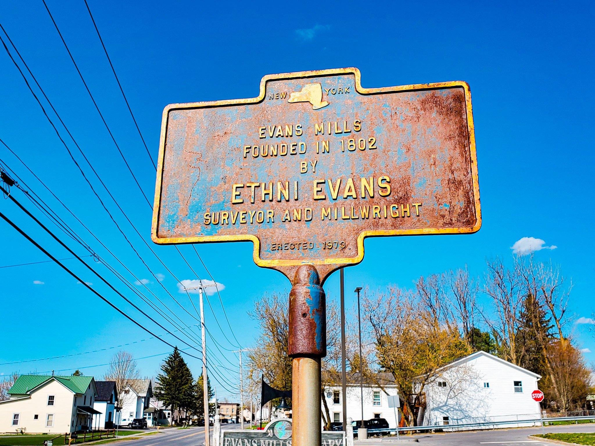 Evans MIlls town sign NY.jpg