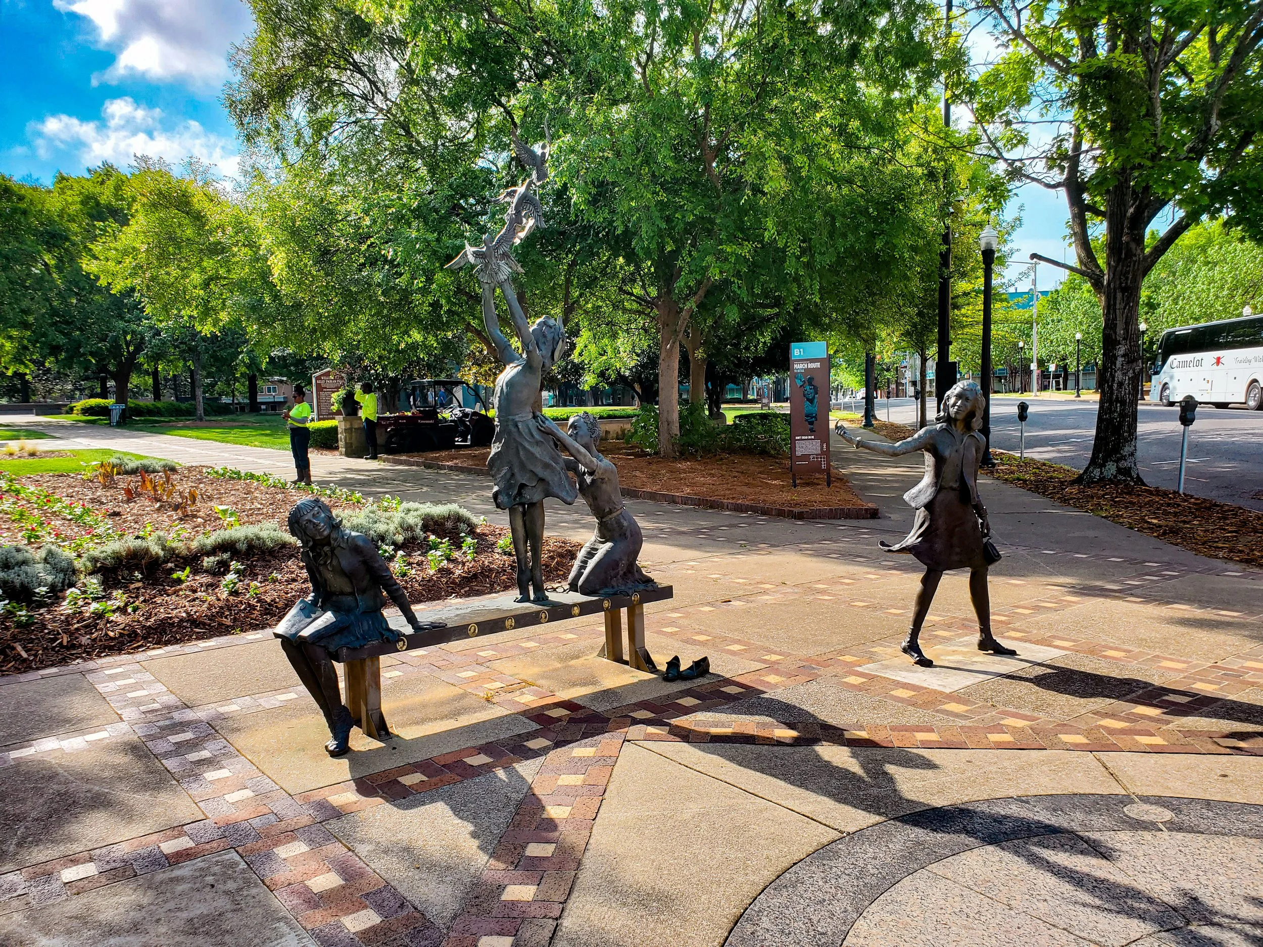 Four Spirits Statues