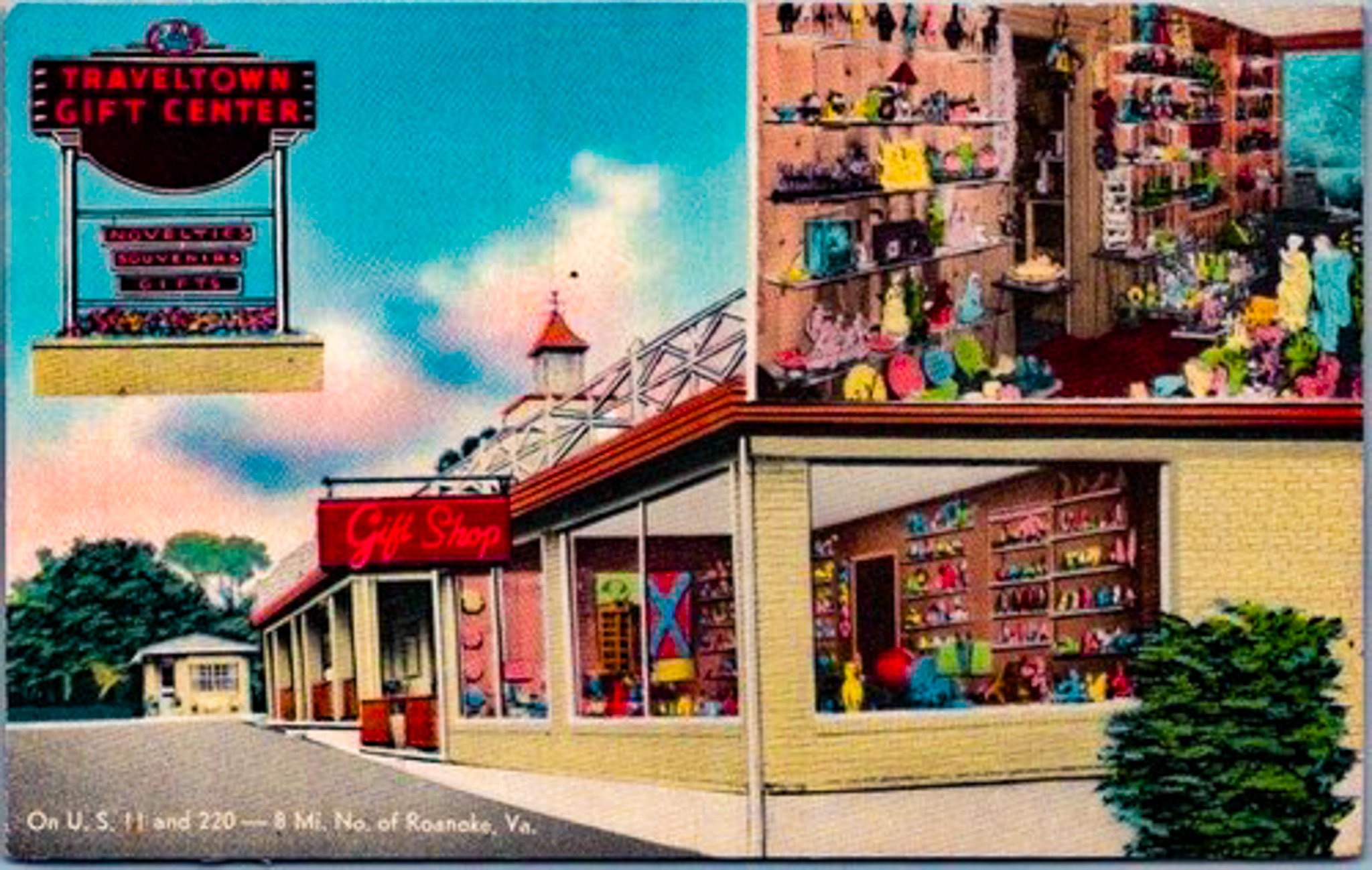 Traveltown Court postcard Roanoke VA.jpg