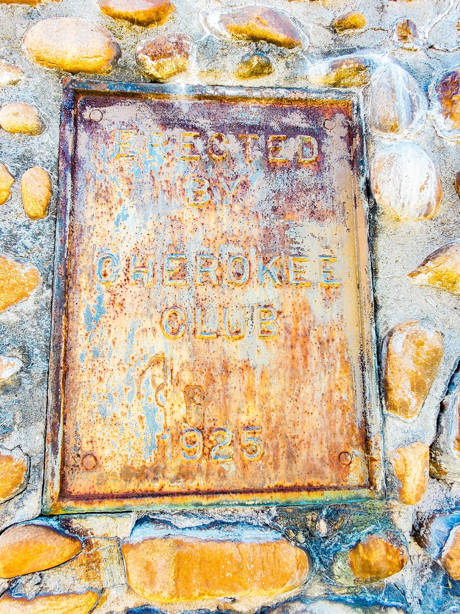 Olde Town Gate Plaque
