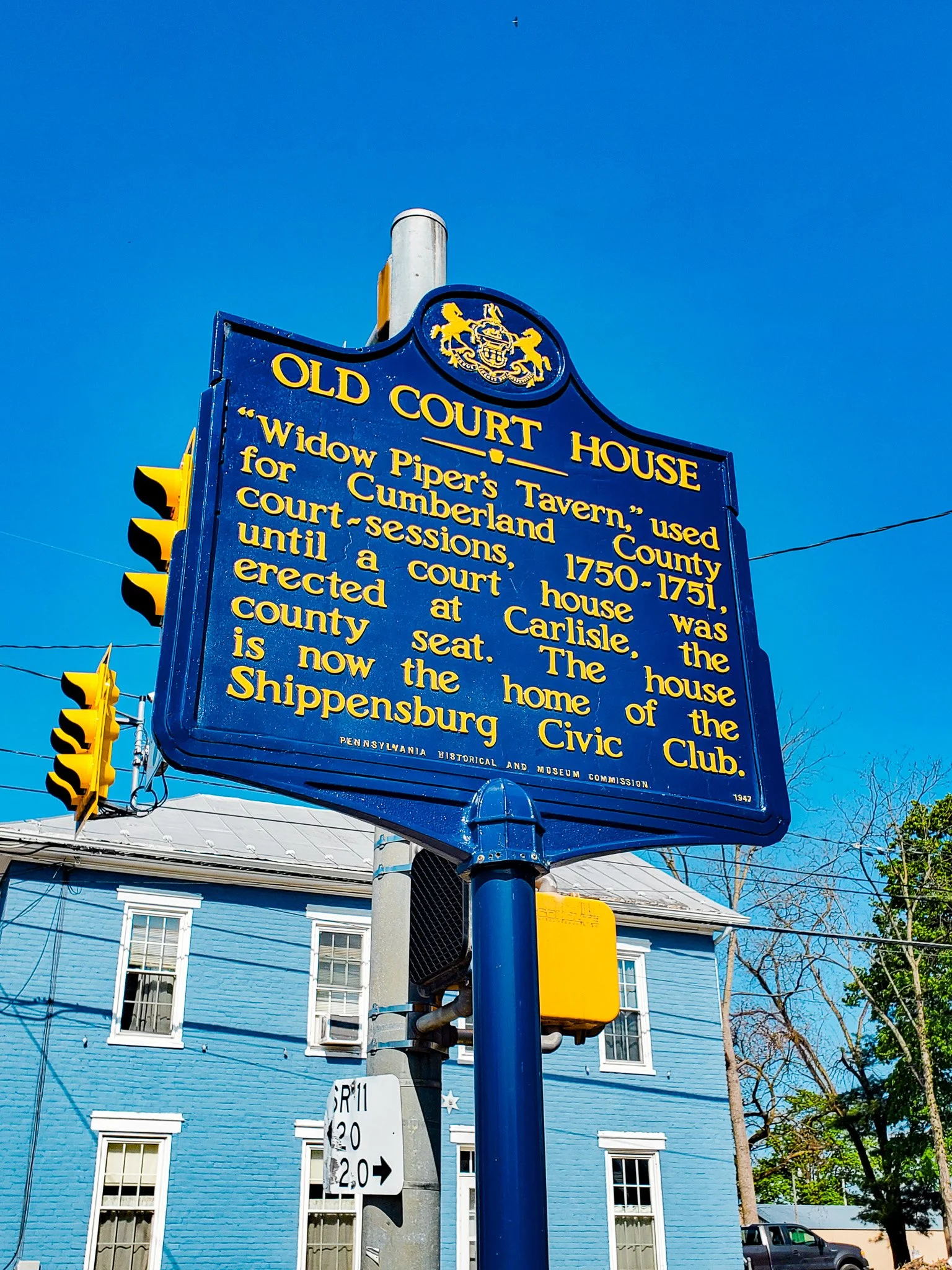 Old Court House road side sign Shippensburg PA.jpg