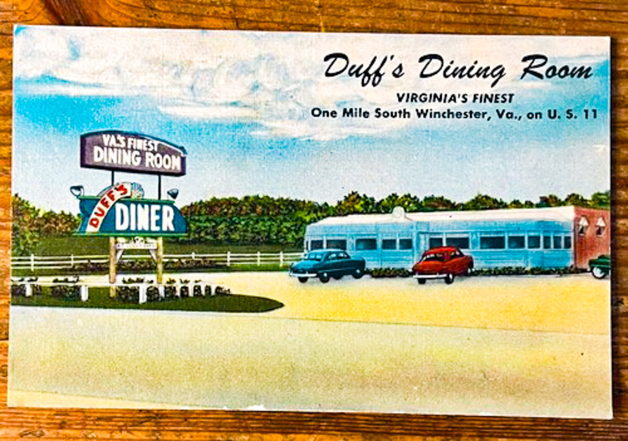 Duffs Dining Room postcard Winchester VA.jpg