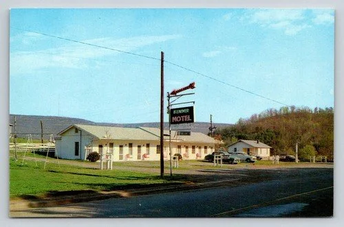 Kenimer Motel postcard-Rising Fawn GA