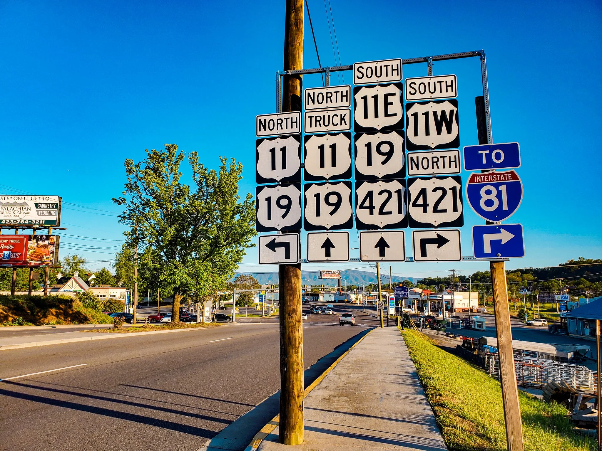 Multiple road signs at 11 split.jpg