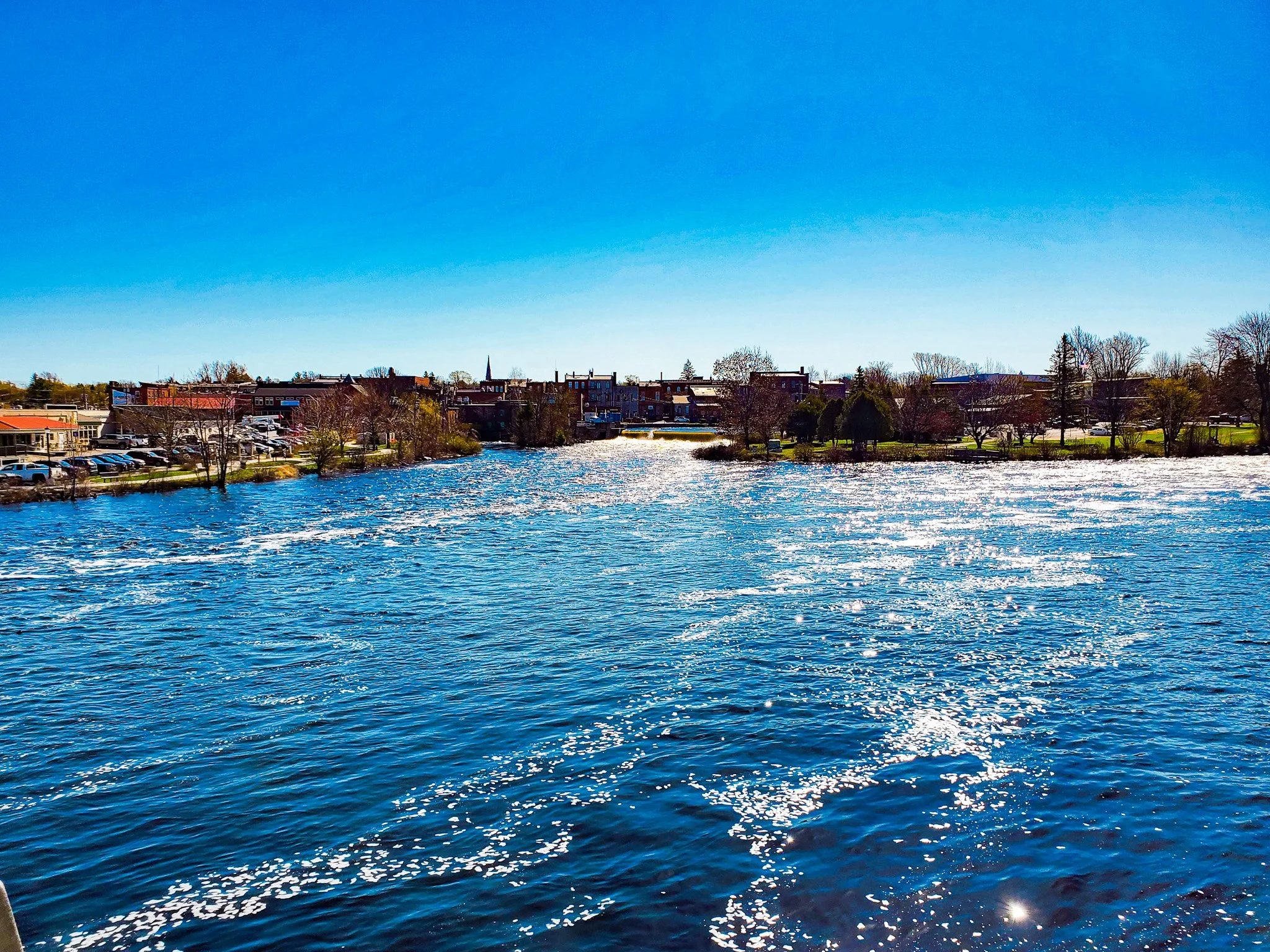 Raquette River from bridge at Pottsdam NY.jpg