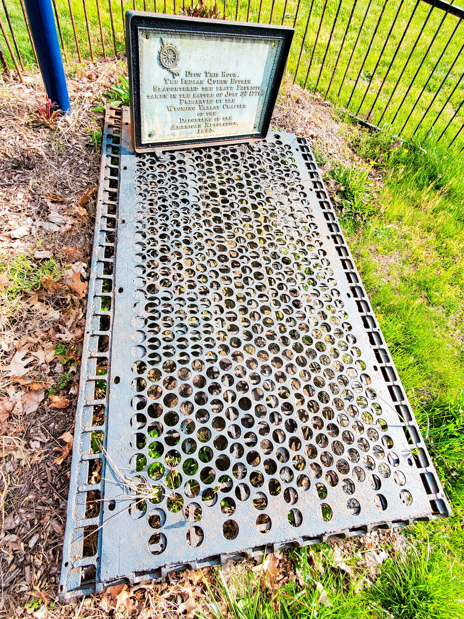 Queen Esther_s blood rock and grate Wyoming PA.jpg