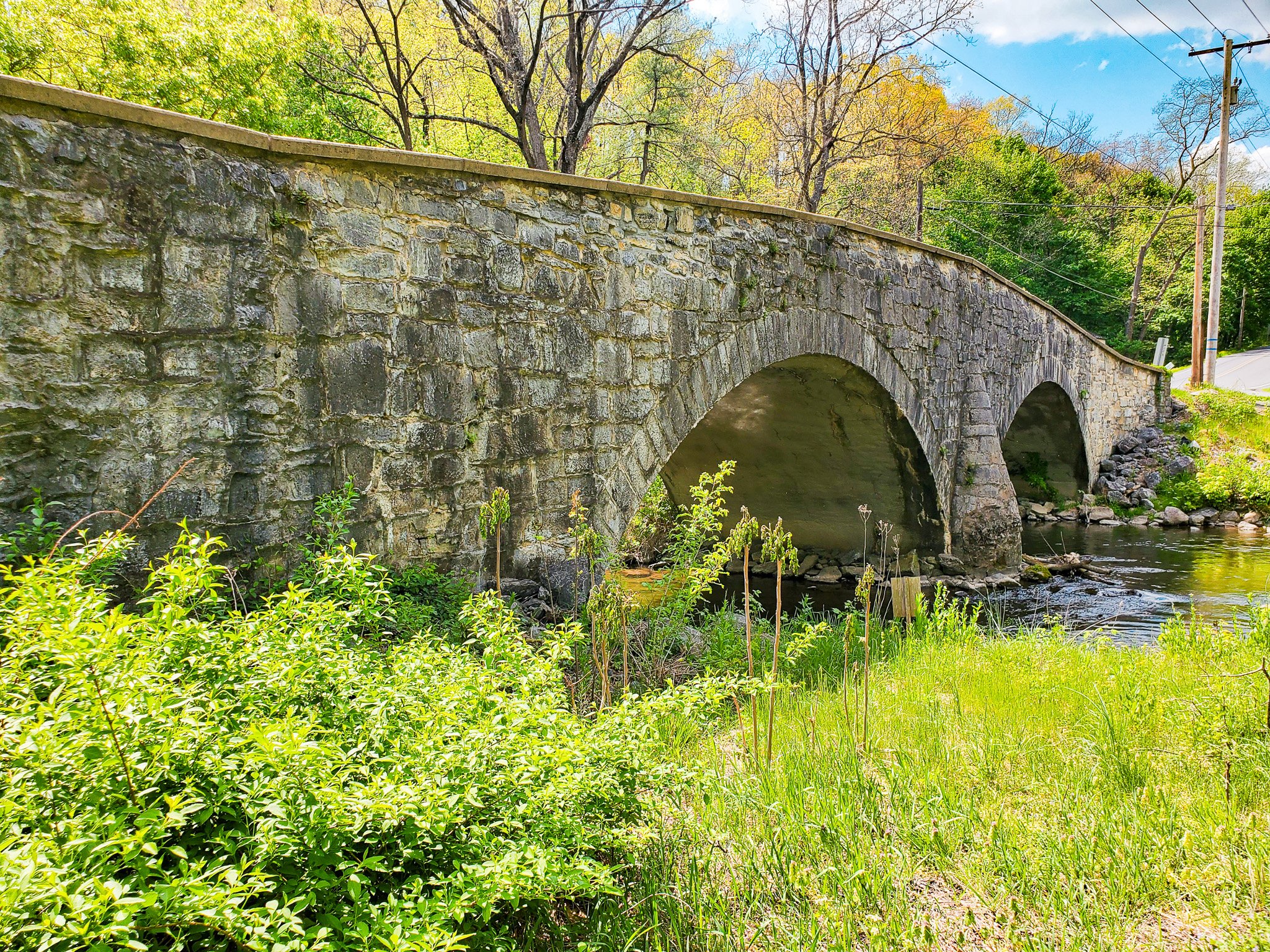 Conococheague Creek 1860 stone bridge Guilford Township PA.jpg