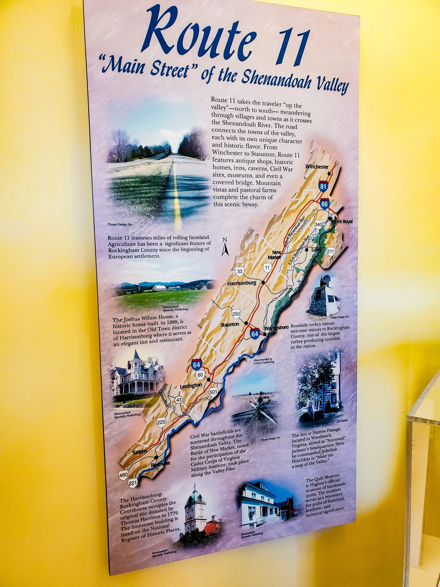 Valley Turnpike Museum Route 11 sign Harrisonburg VA.jpg