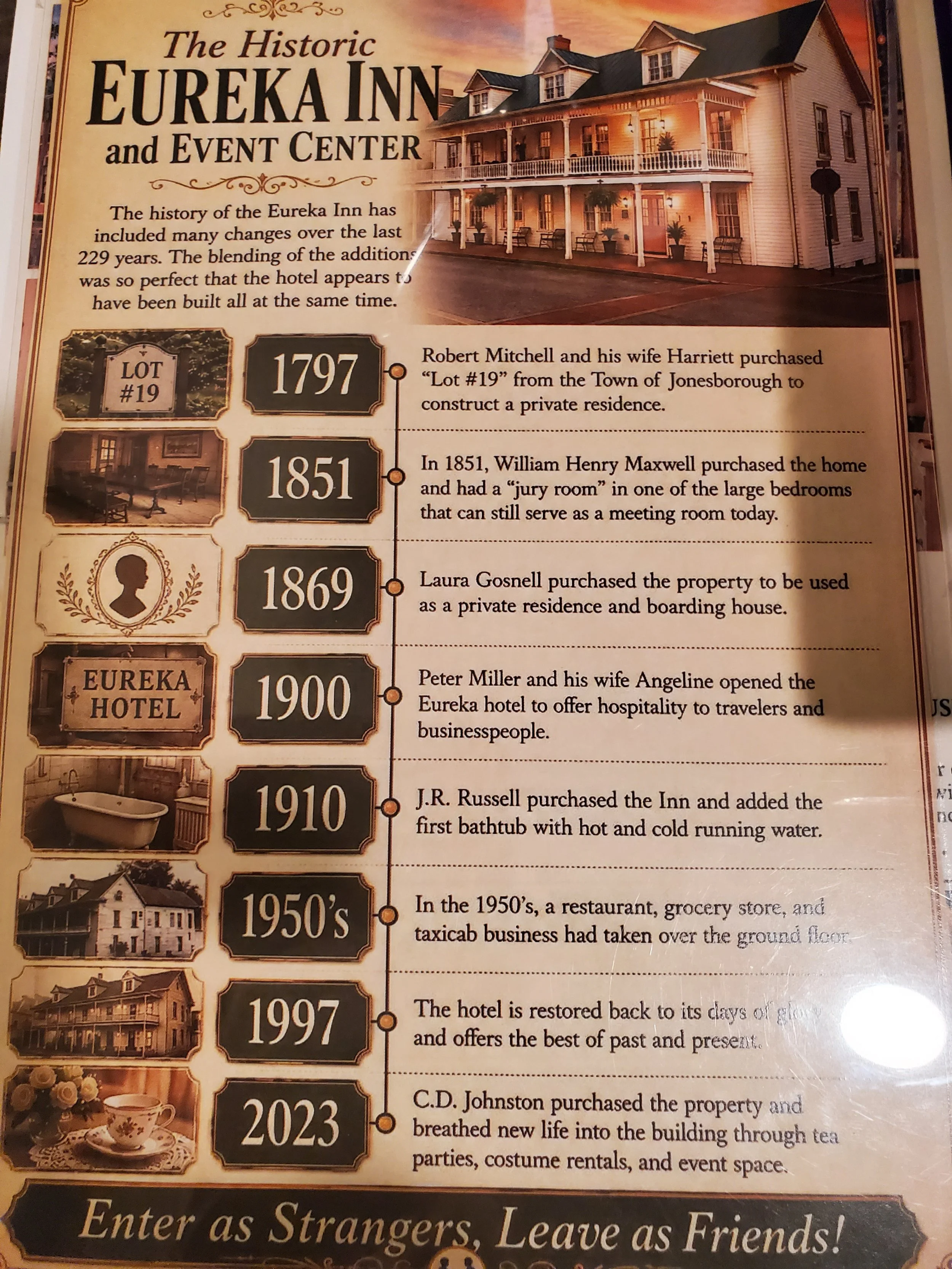 Eureka Inn history