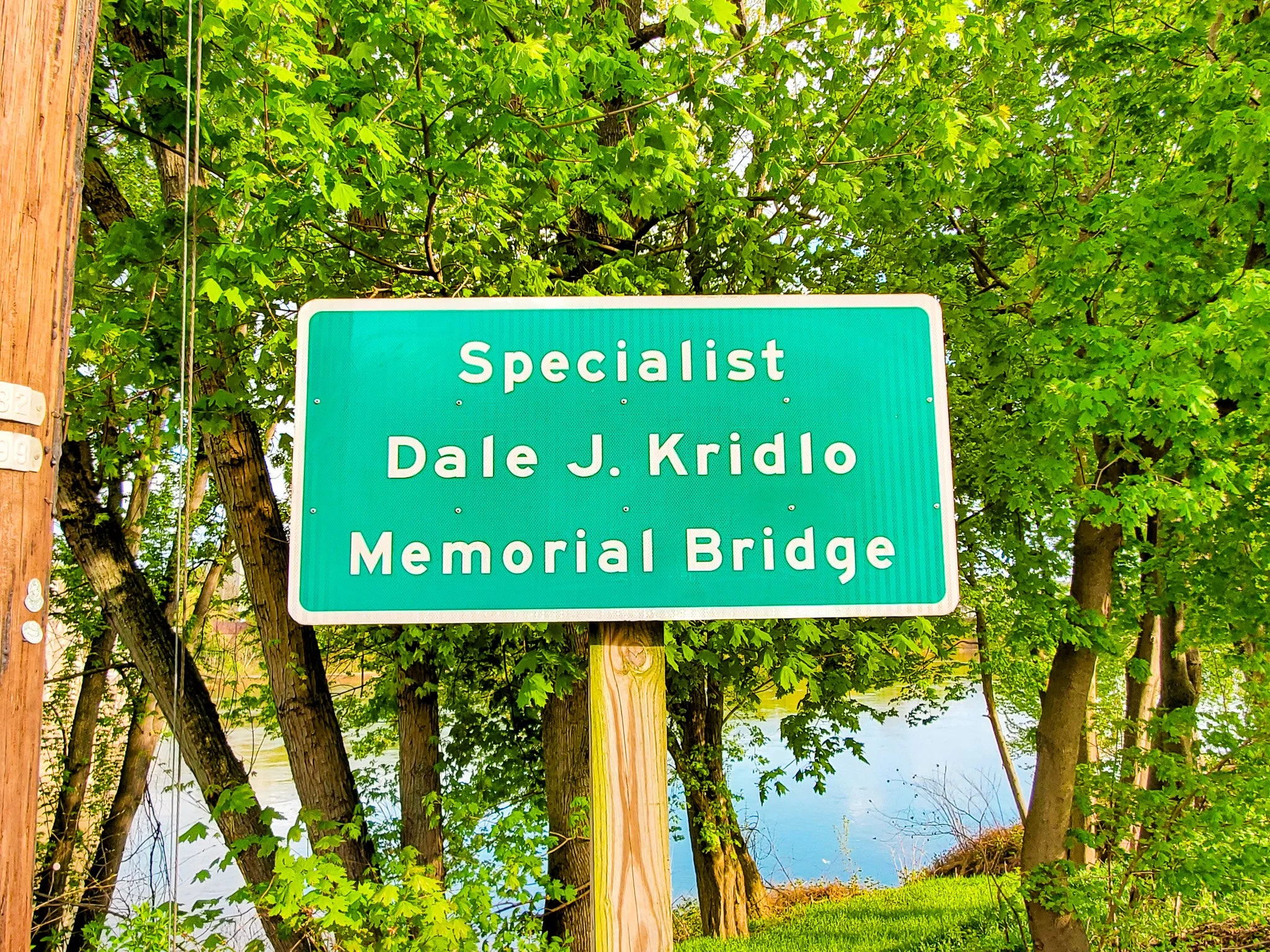 Spc Dale Kridlo Bridge sign West Pittson PA.jpg
