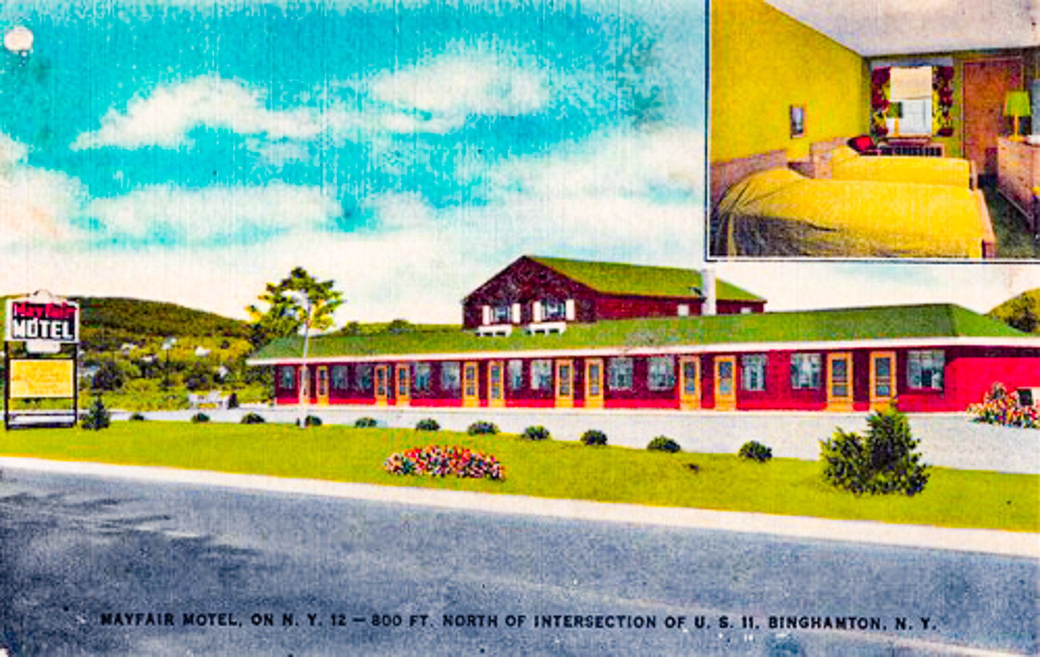 Mayfair Hotel postcard Binghamton NY.jpg