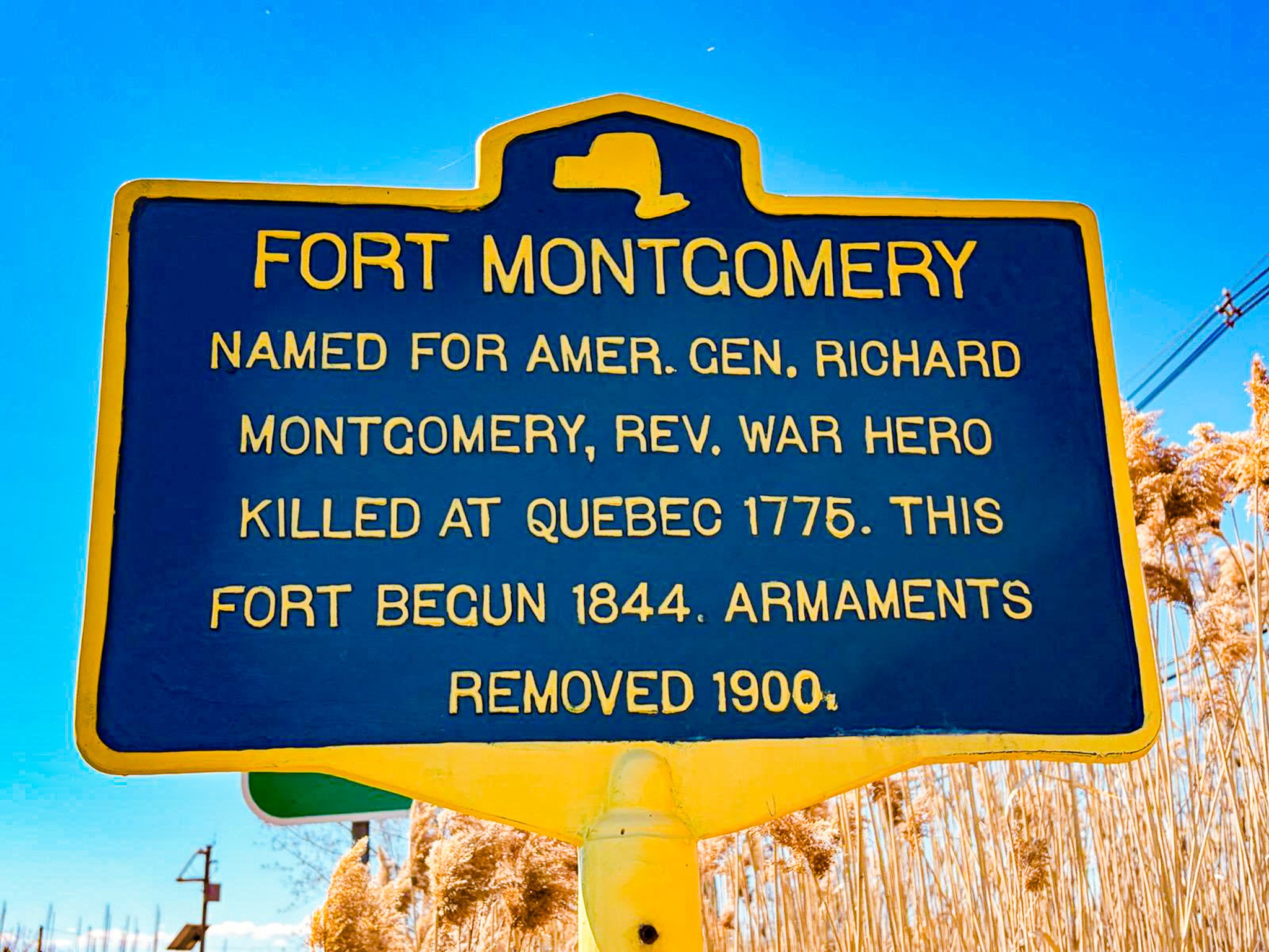 Fort Montgomery road side sign Rouses Point NY.jpg