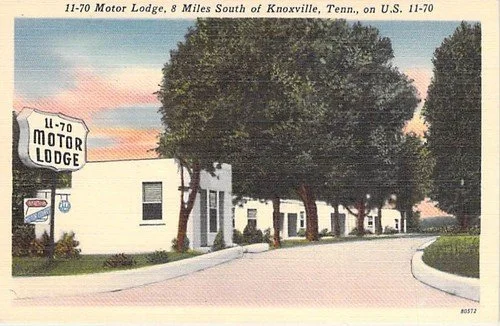 11-70 Motor Lodge post card