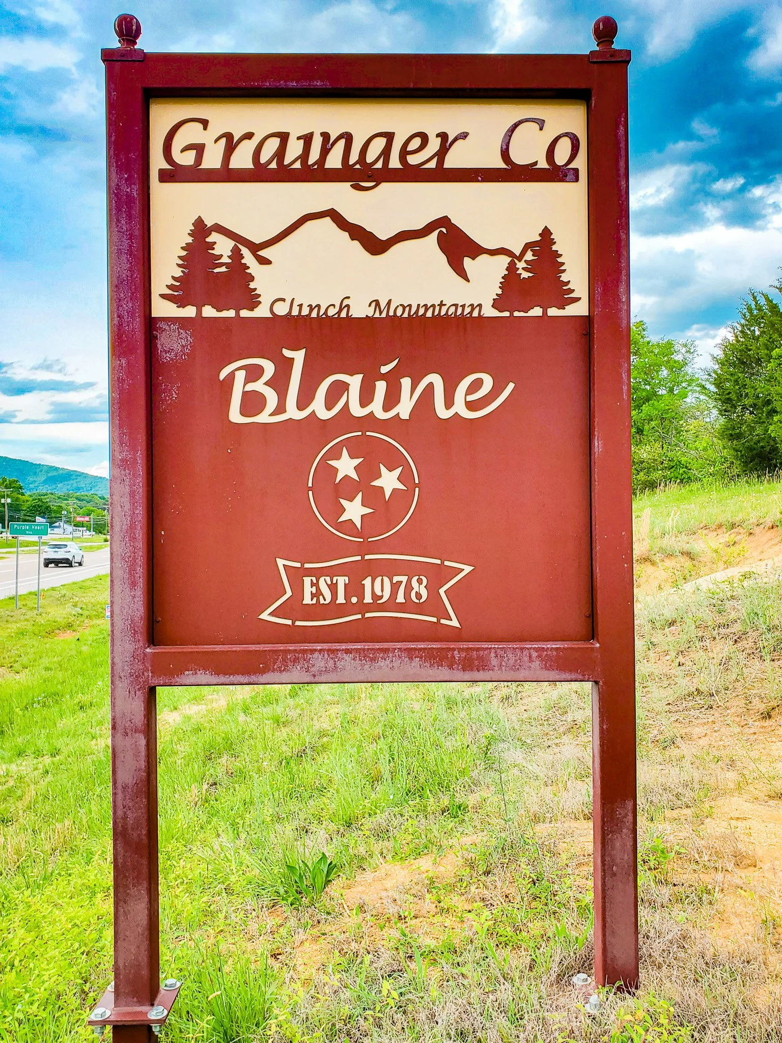 Blaine Welcome Sign