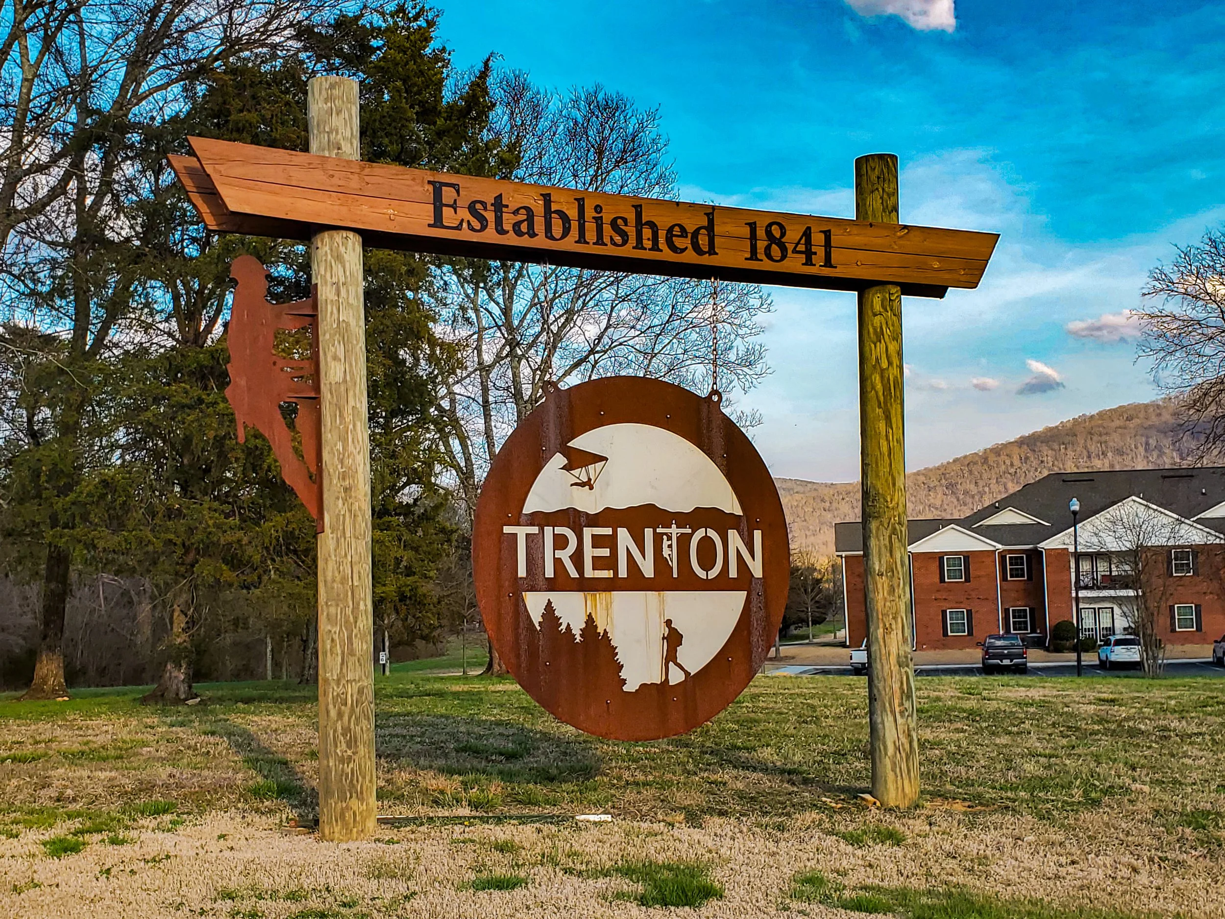 Trenton Welcome Sign
