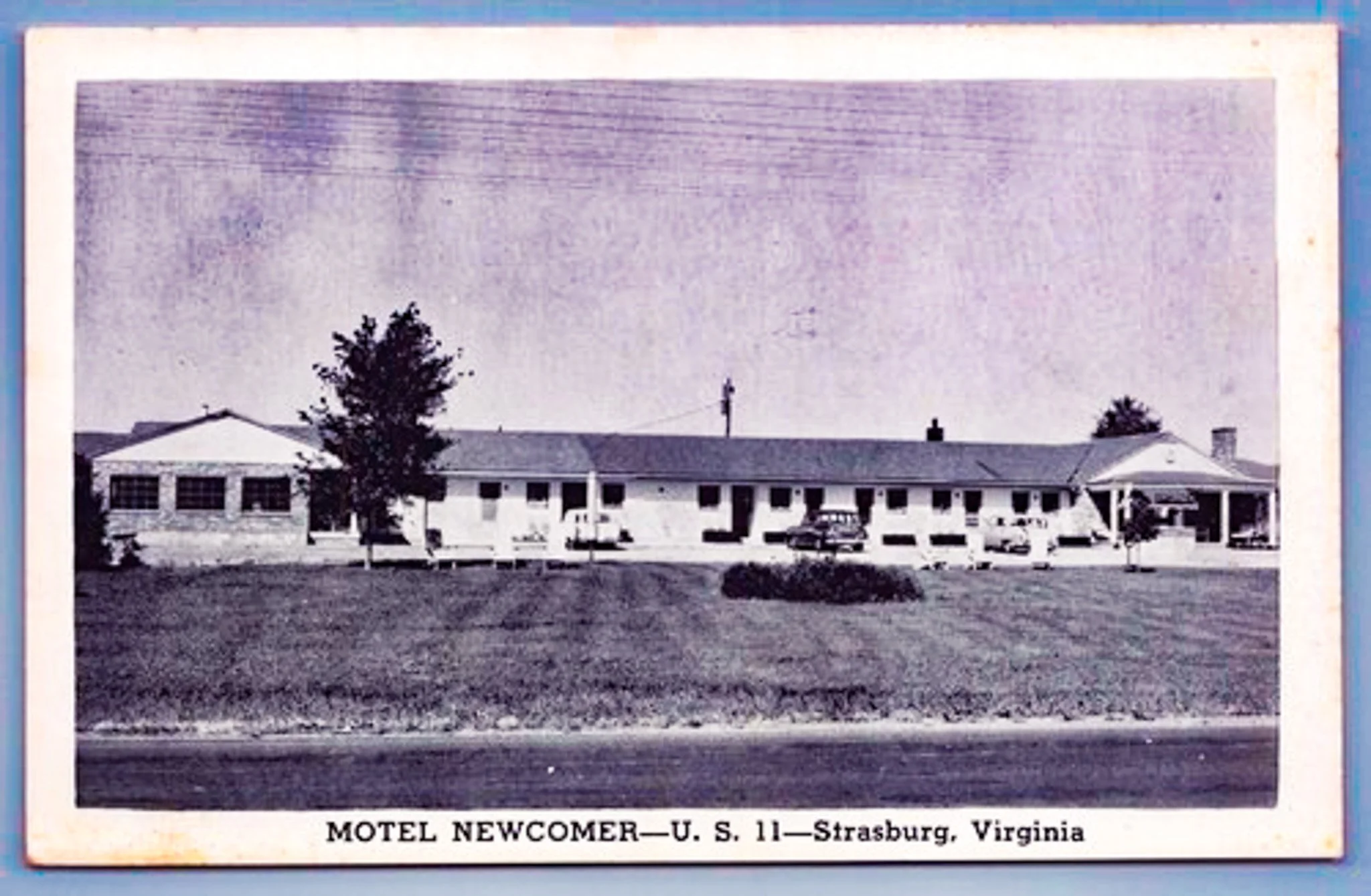 Newcomer Motel postcard Strasburg VA.jpg