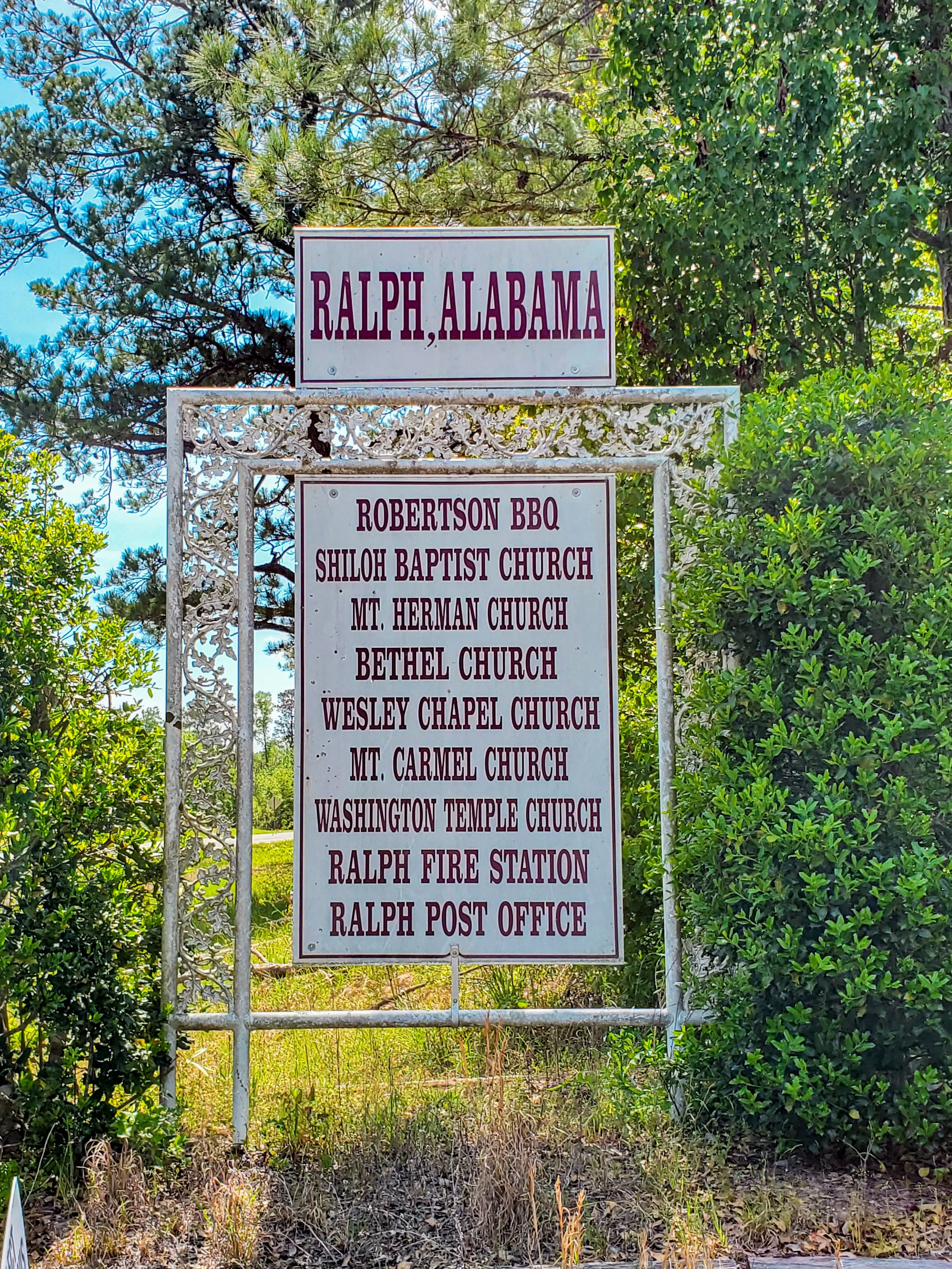 Ralph Welcome Sign