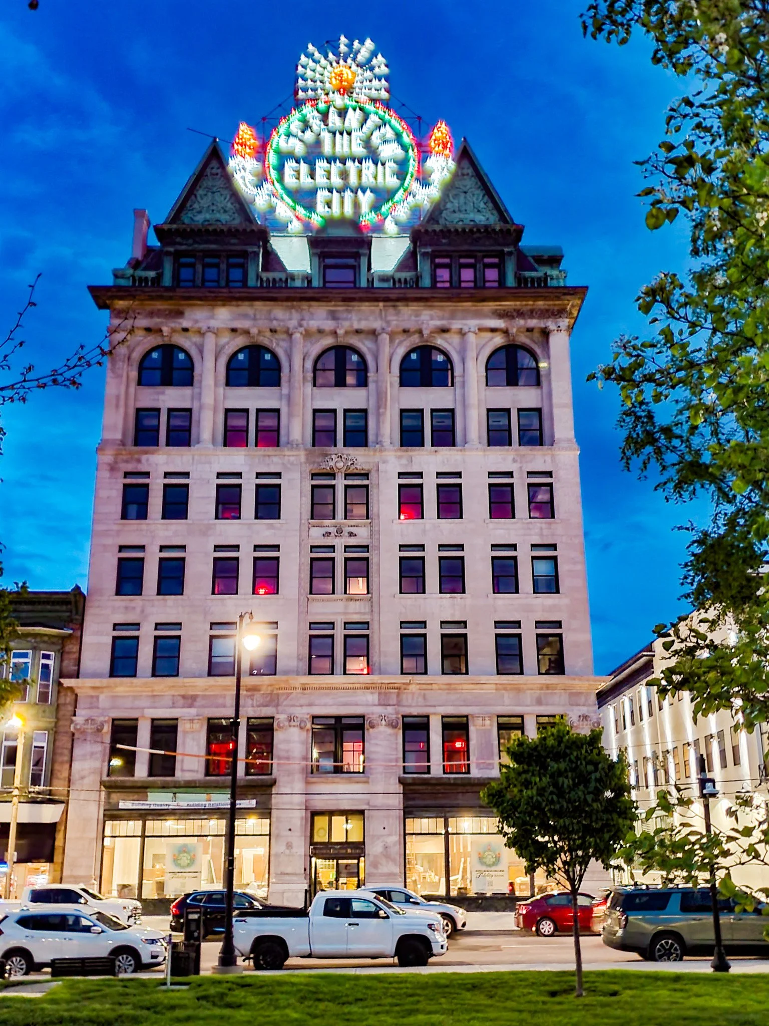 Scranton Power Co Electric City sign lighted.jpg