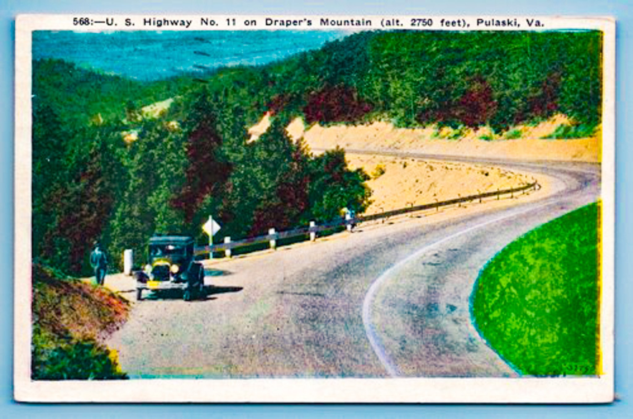 Drapers Mountain postcard Pulaski VA.jpg