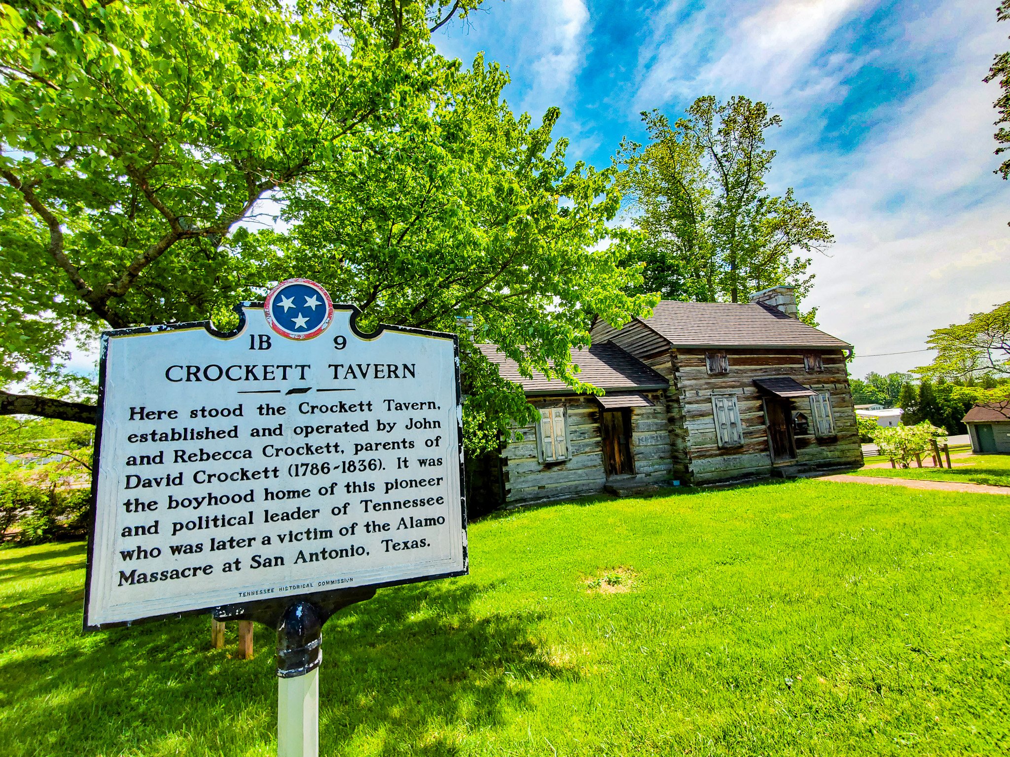 Morristown Crockett Tavern sign.jpg