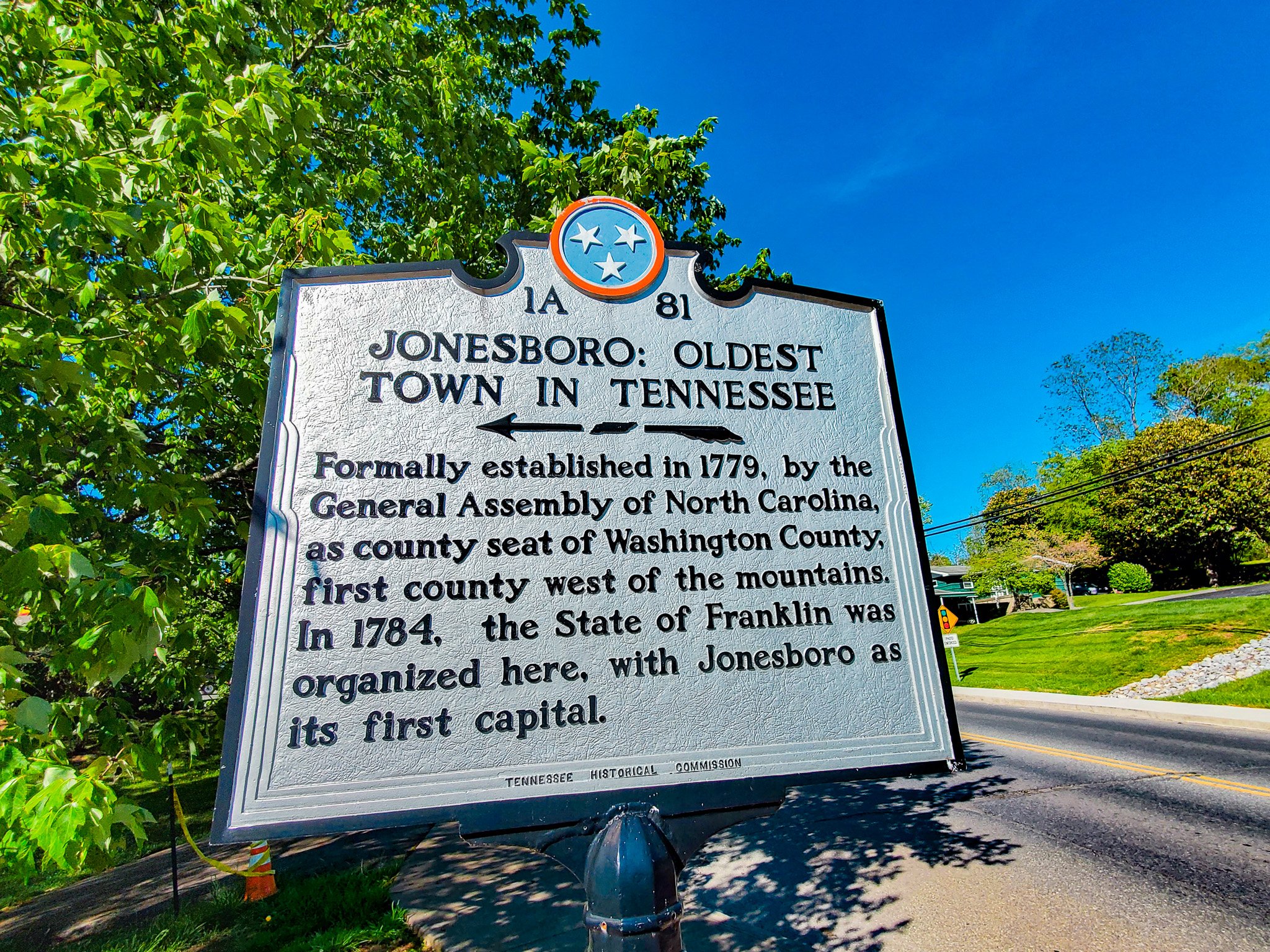 Oldest Town in Tennessee Marker