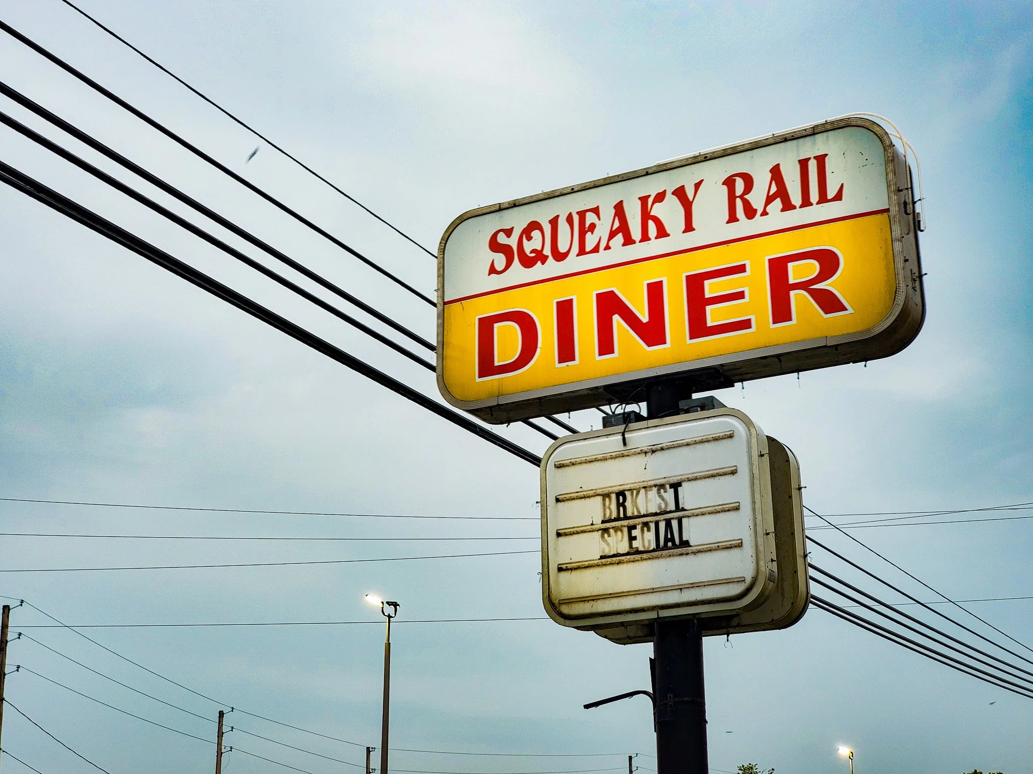 Squeaky Rail Diner sign close up Enola PA.jpg