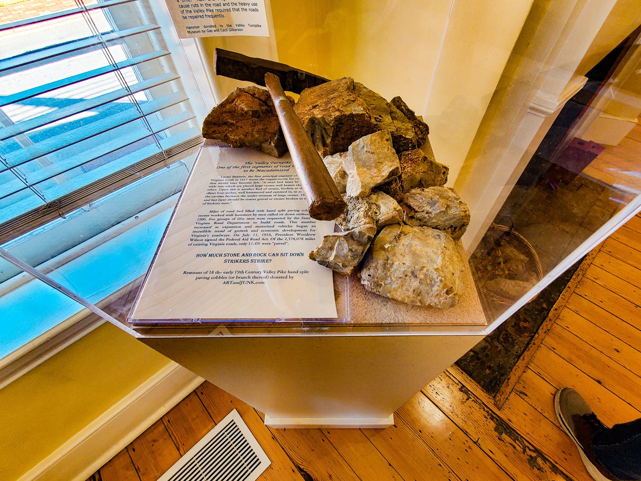 Valley Turnpike Museum quarry stones Harrisonburg VA.jpg