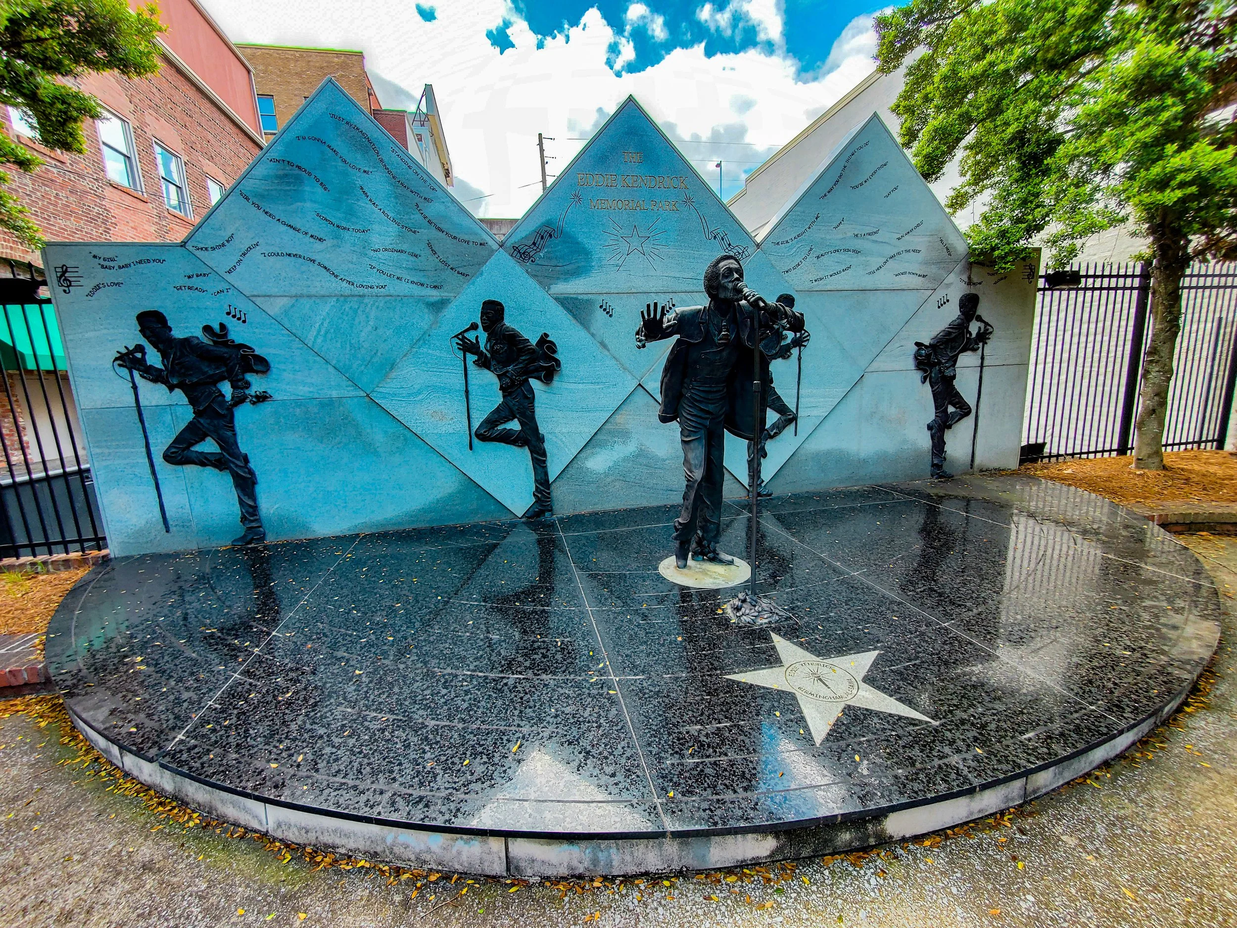Eddie Hendricks Park - Temptations Statues