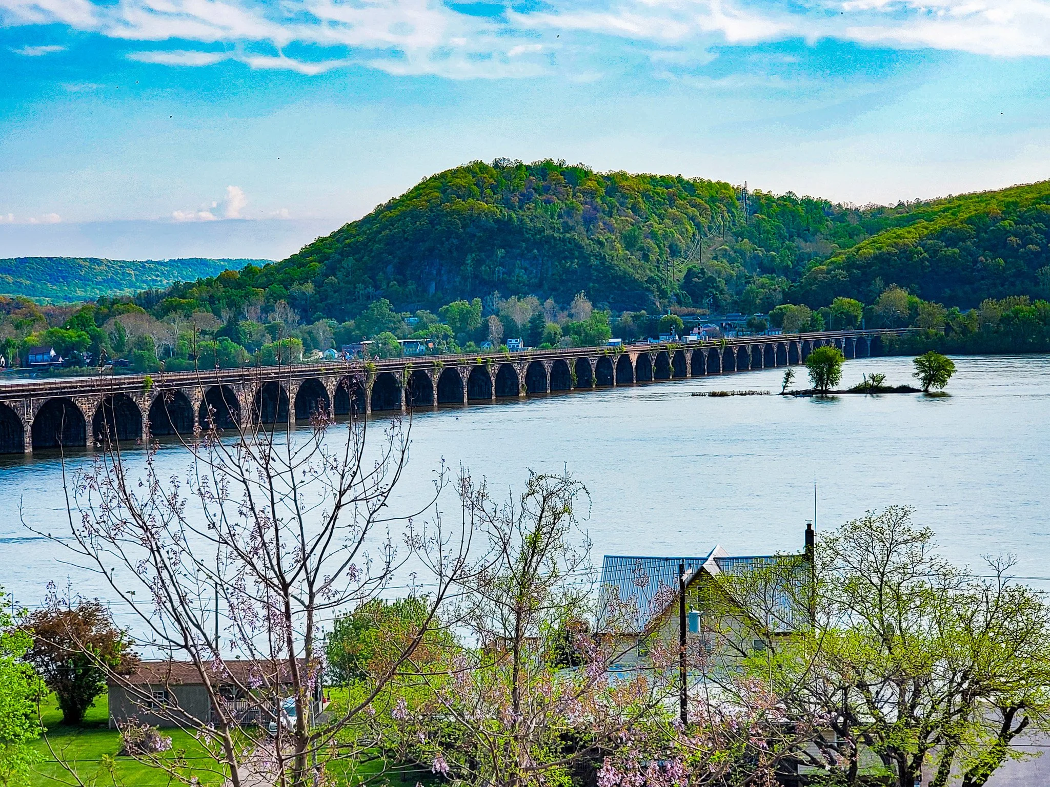 Rockville Bridge over Susquehanna R at Marysville PA.jpg