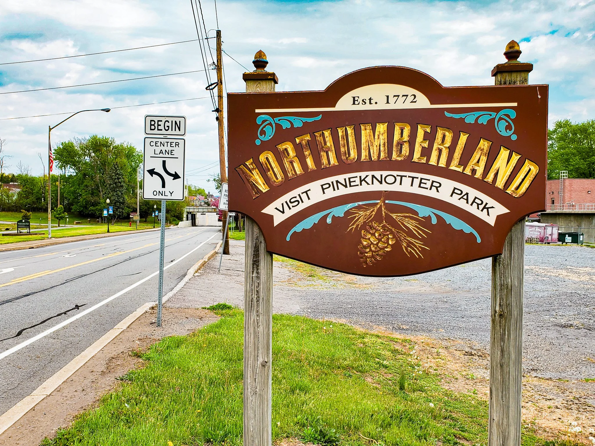 Northumberland PA welcome sign.jpg